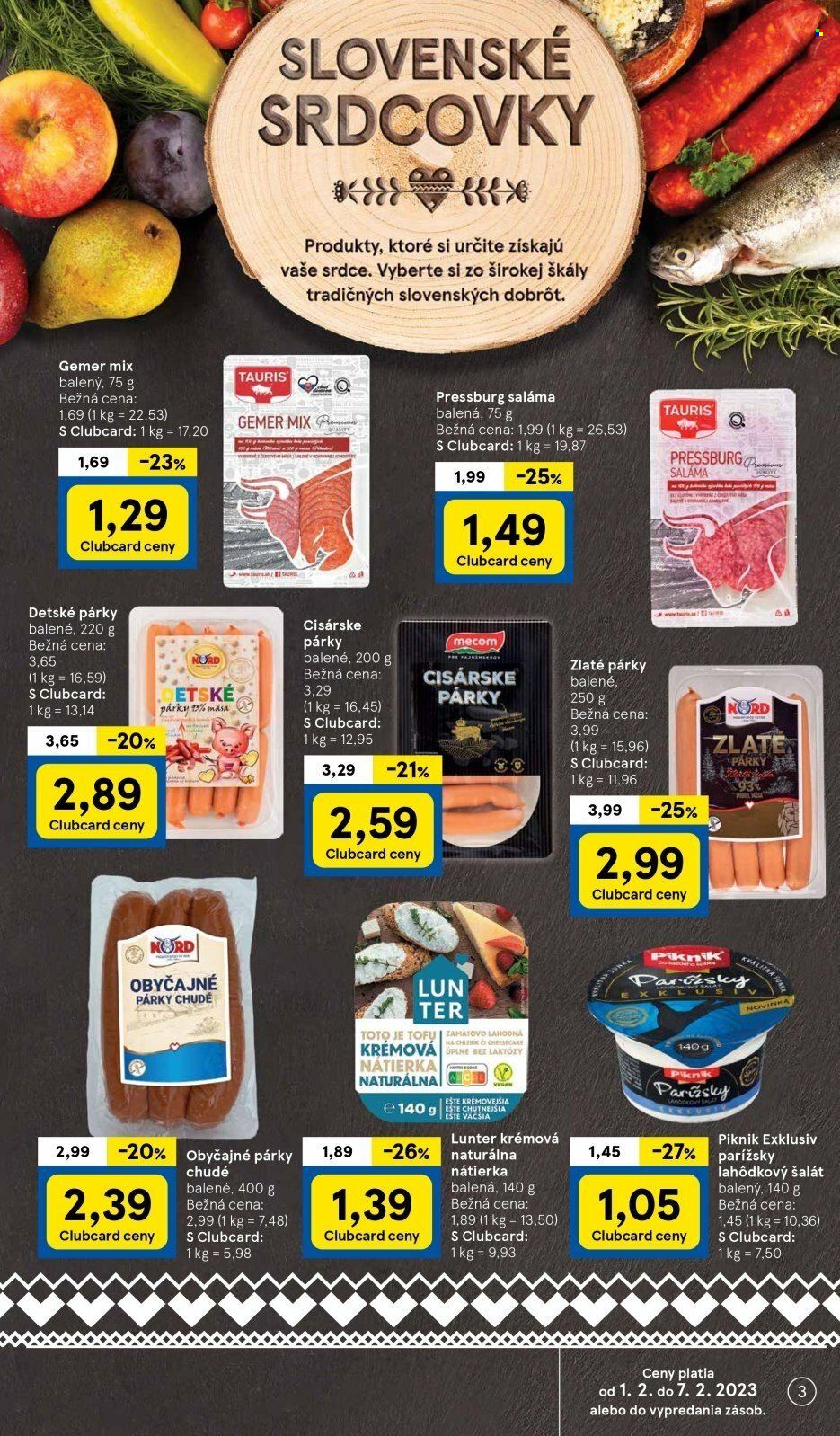 Leták TESCO supermarket - 1.2.2023 - 7.2.2023. Strana 3