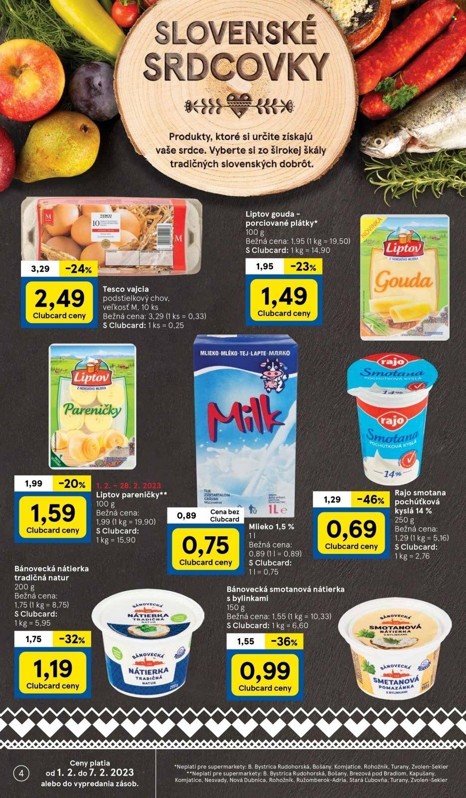 Leták TESCO supermarket - 1.2.2023 - 7.2.2023. Strana 4