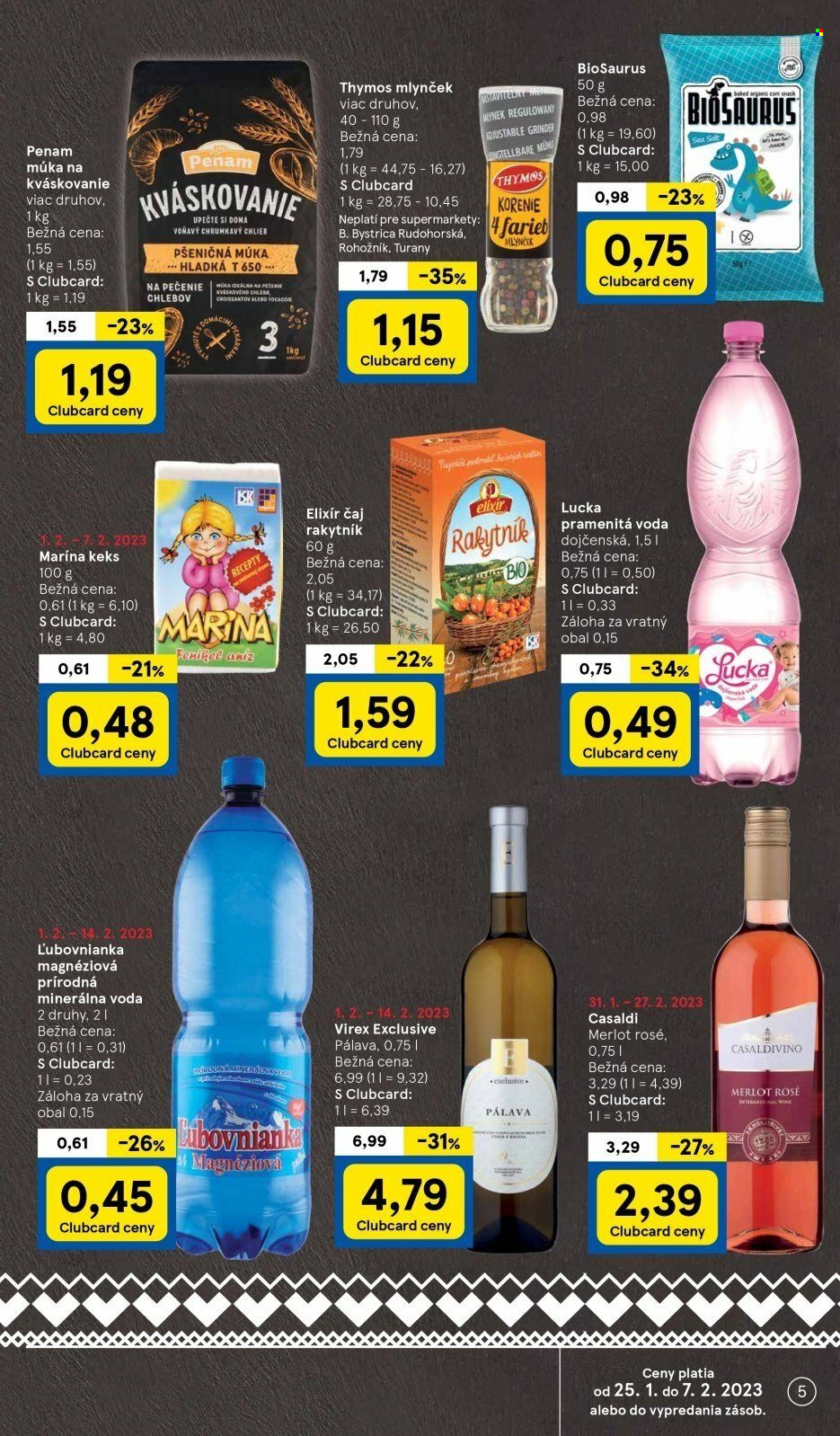 Leták TESCO supermarket - 1.2.2023 - 7.2.2023. Strana 5