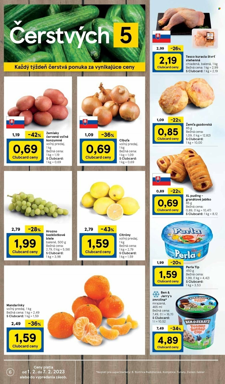 Leták TESCO supermarket - 1.2.2023 - 7.2.2023. Strana 6