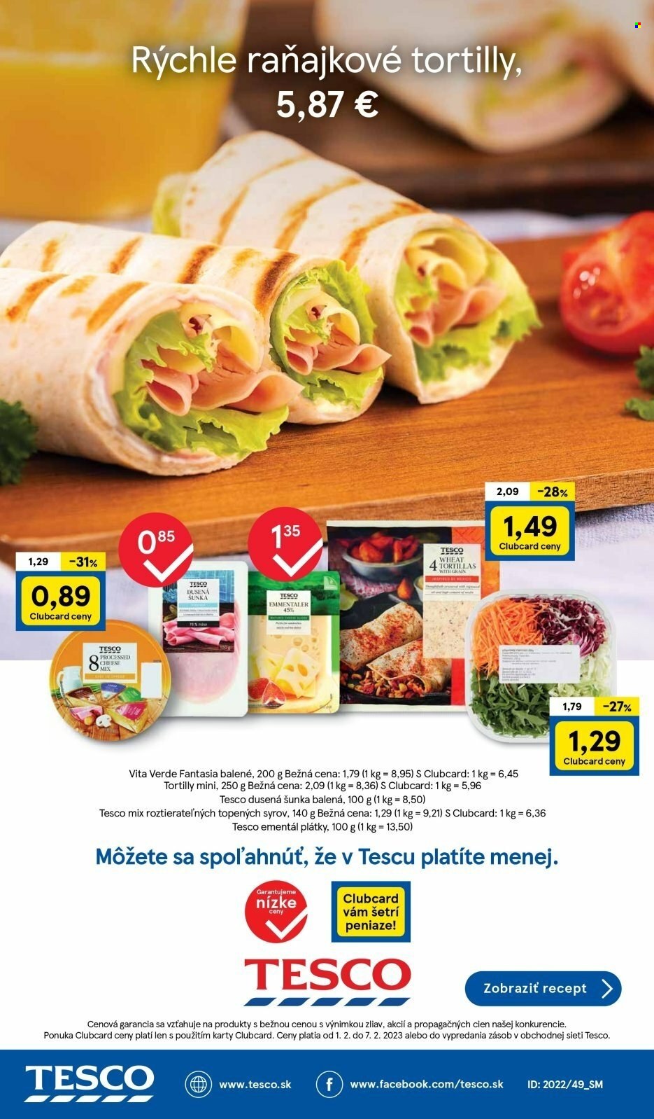 Leták TESCO supermarket - 1.2.2023 - 7.2.2023. Strana 10