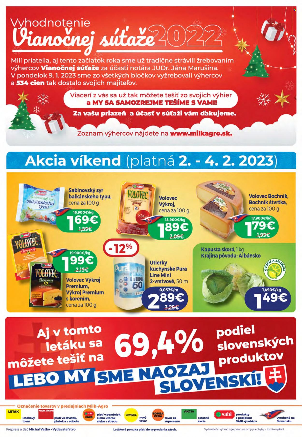 Leták Milk AGRO - 1.2.2023 - 7.2.2023. Strana 2