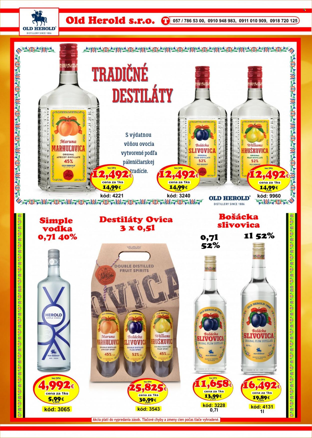 thumbnail - Leták DMJ market - 1.2.2023 - 28.2.2023 - Produkty v akcii - alkohol, Bošácka slivovica, slivovica, vodka, hruškovica, Old Herold, marhuľovica, Herold, Cien. Strana 20.