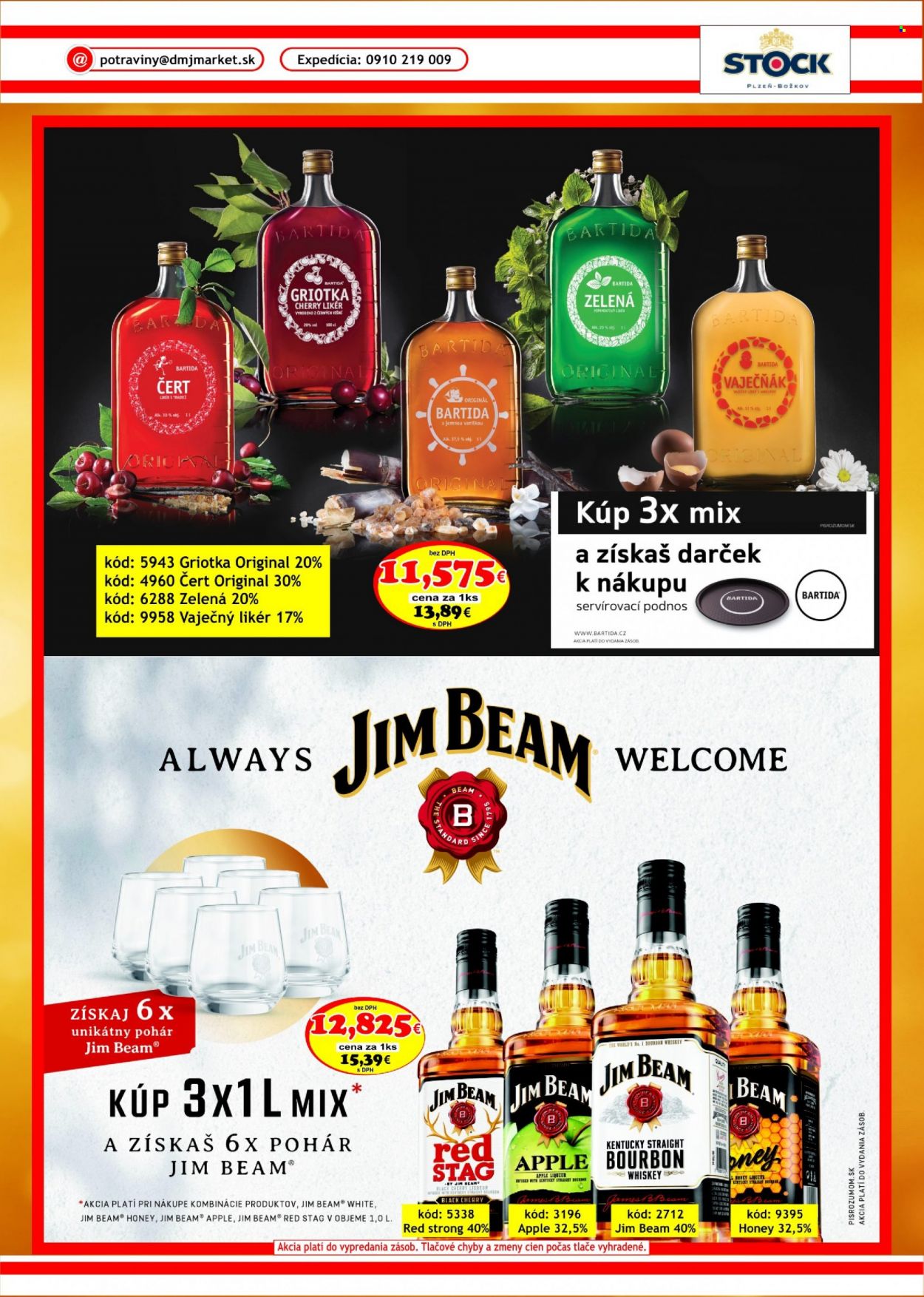 thumbnail - Leták DMJ market - 1.2.2023 - 28.2.2023 - Produkty v akcii - alkohol, Pilsner Urquell, whisky, Božkov, Jim Beam, likér, vaječný likér, griotka, ovocný likér, Cien, Always. Strana 27.