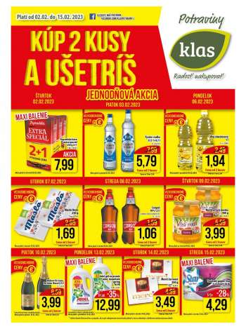Leták Klas - 2.2.2023 - 15.2.2023.