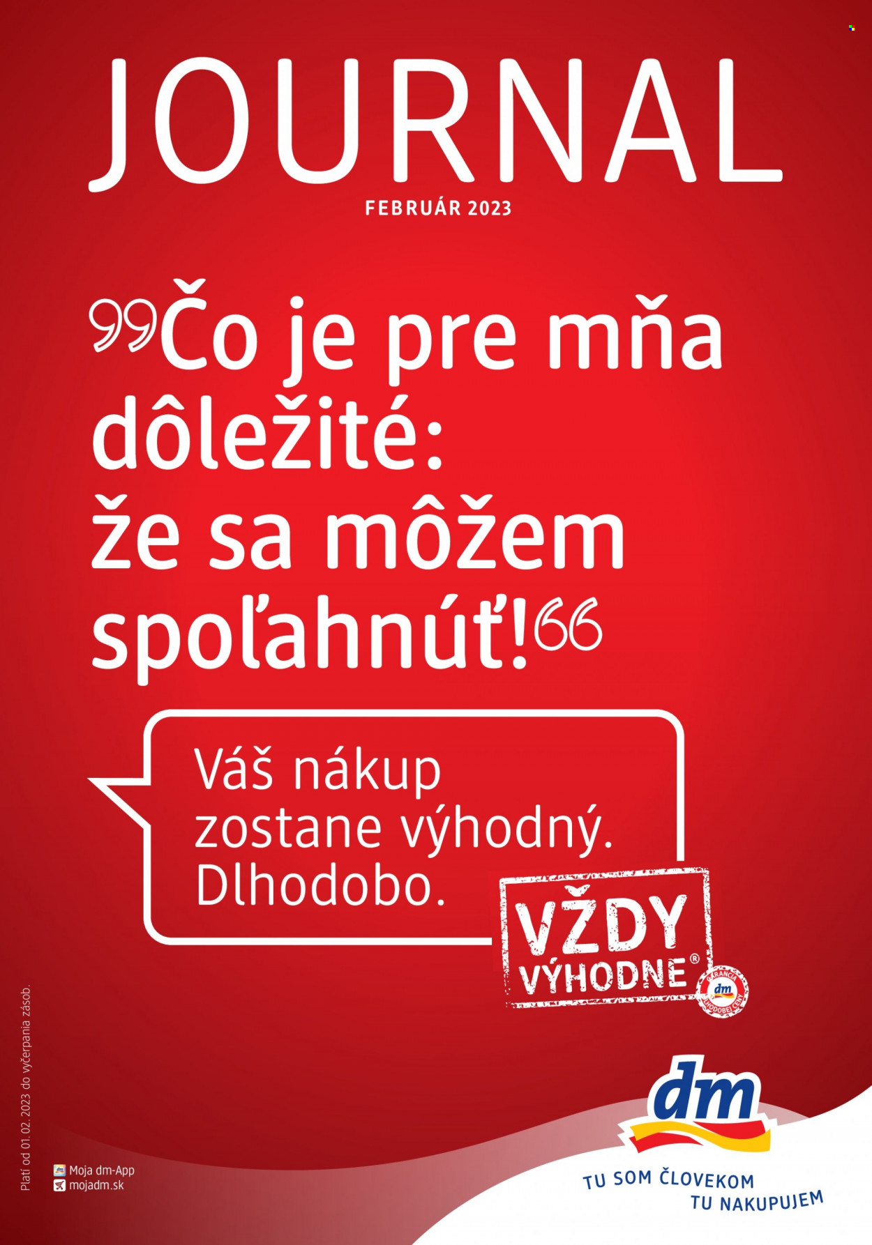 Leták dm drogerie - 1.2.2023 - 28.2.2023. Strana 1