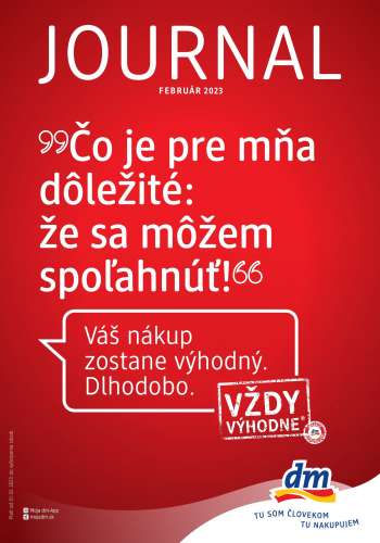 Leták dm drogerie - 1.2.2023 - 28.2.2023.