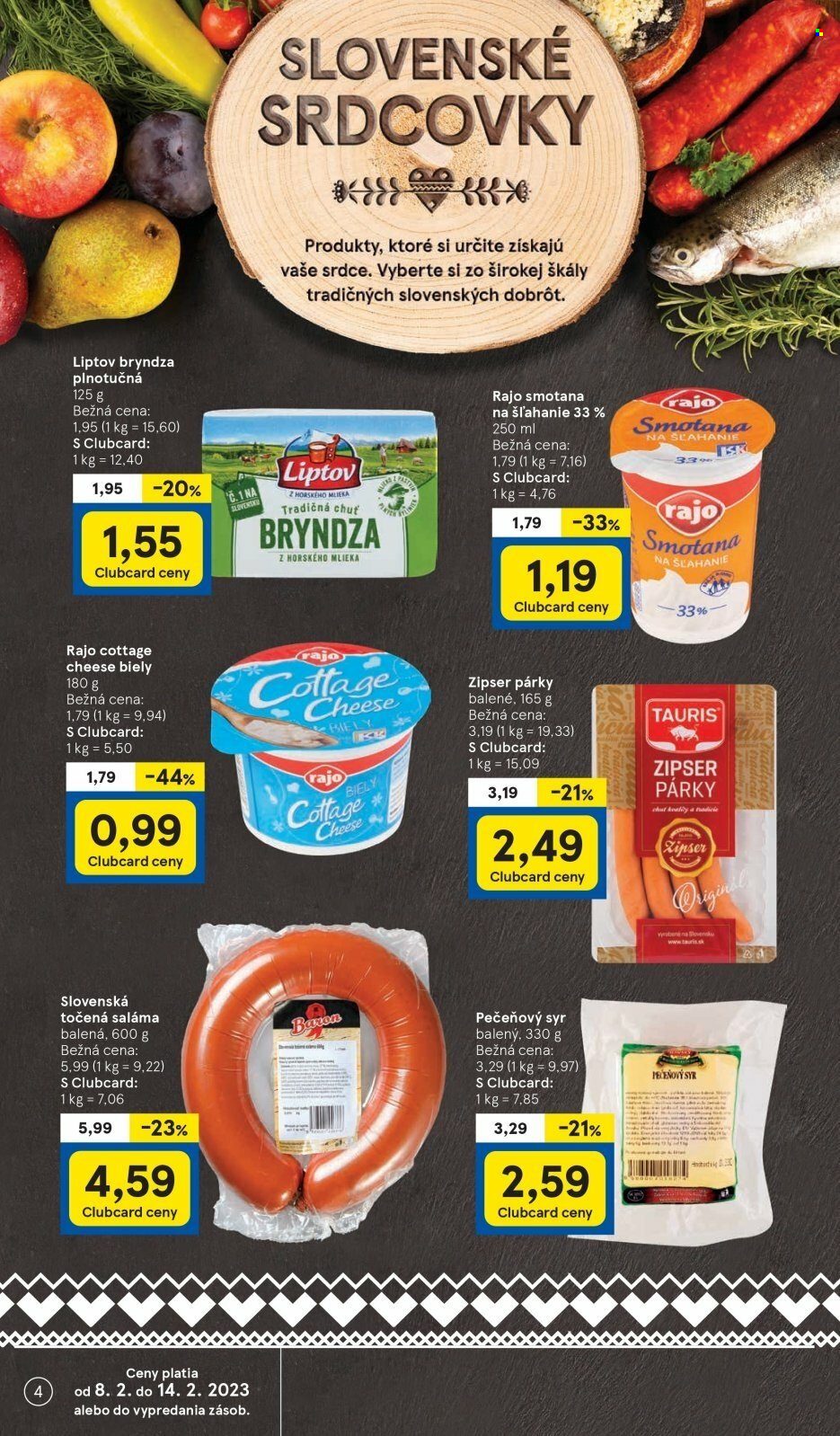 Leták TESCO supermarket - 8.2.2023 - 14.2.2023. Strana 4