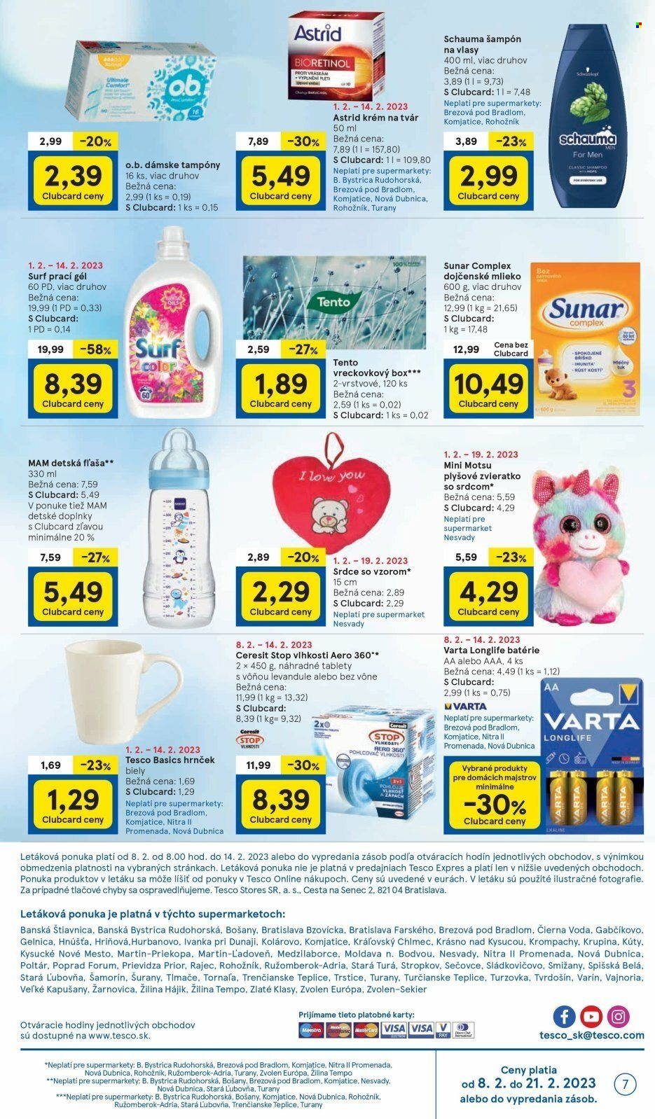 Leták TESCO supermarket - 8.2.2023 - 14.2.2023. Strana 7