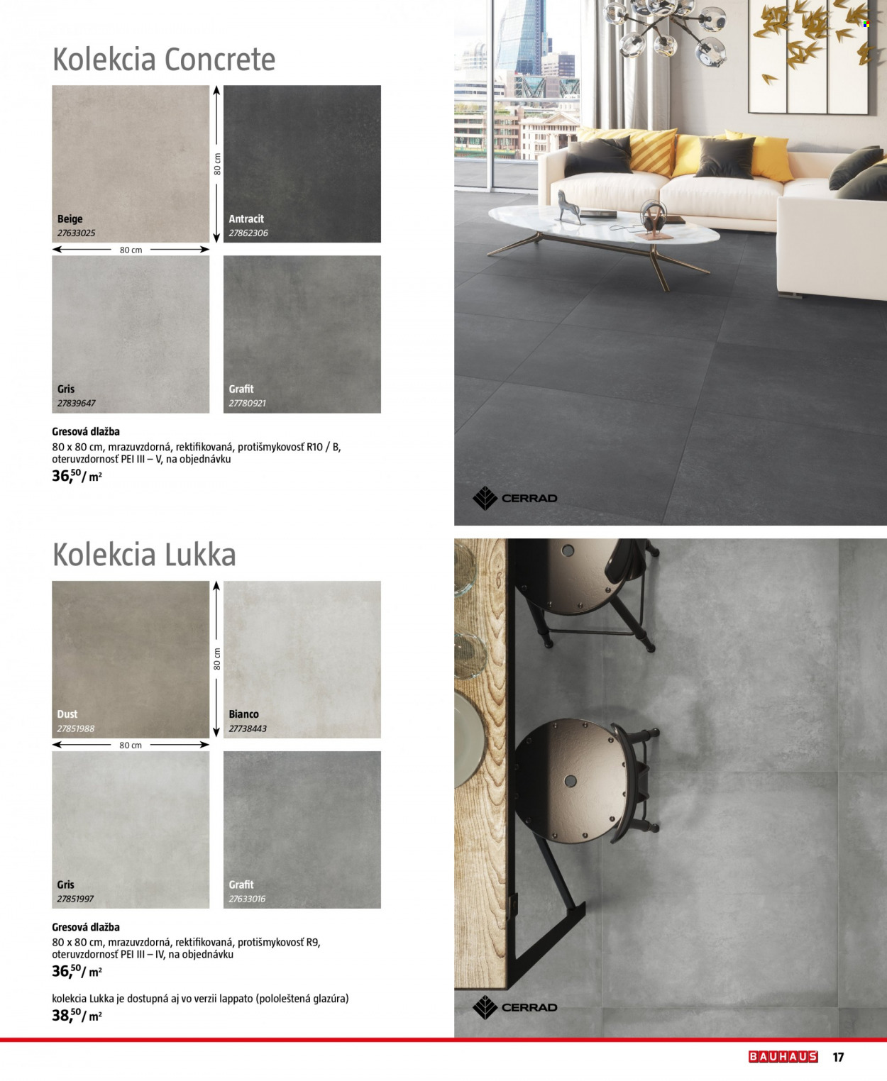 Leták Bauhaus - 6.2.2023 - 30.6.2023. Strana 17