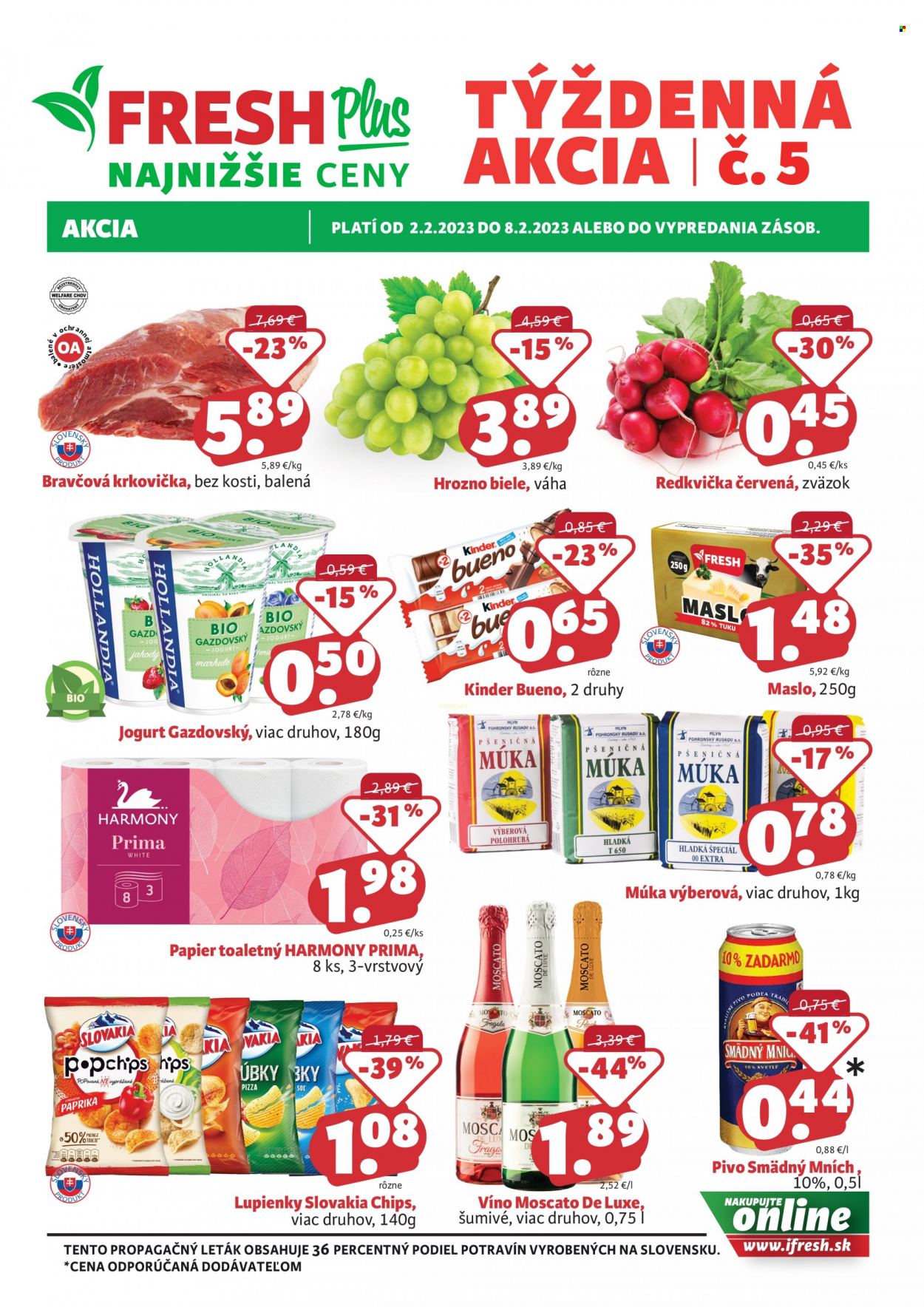 Leták FRESH - 2.2.2023 - 8.2.2023. Strana 1