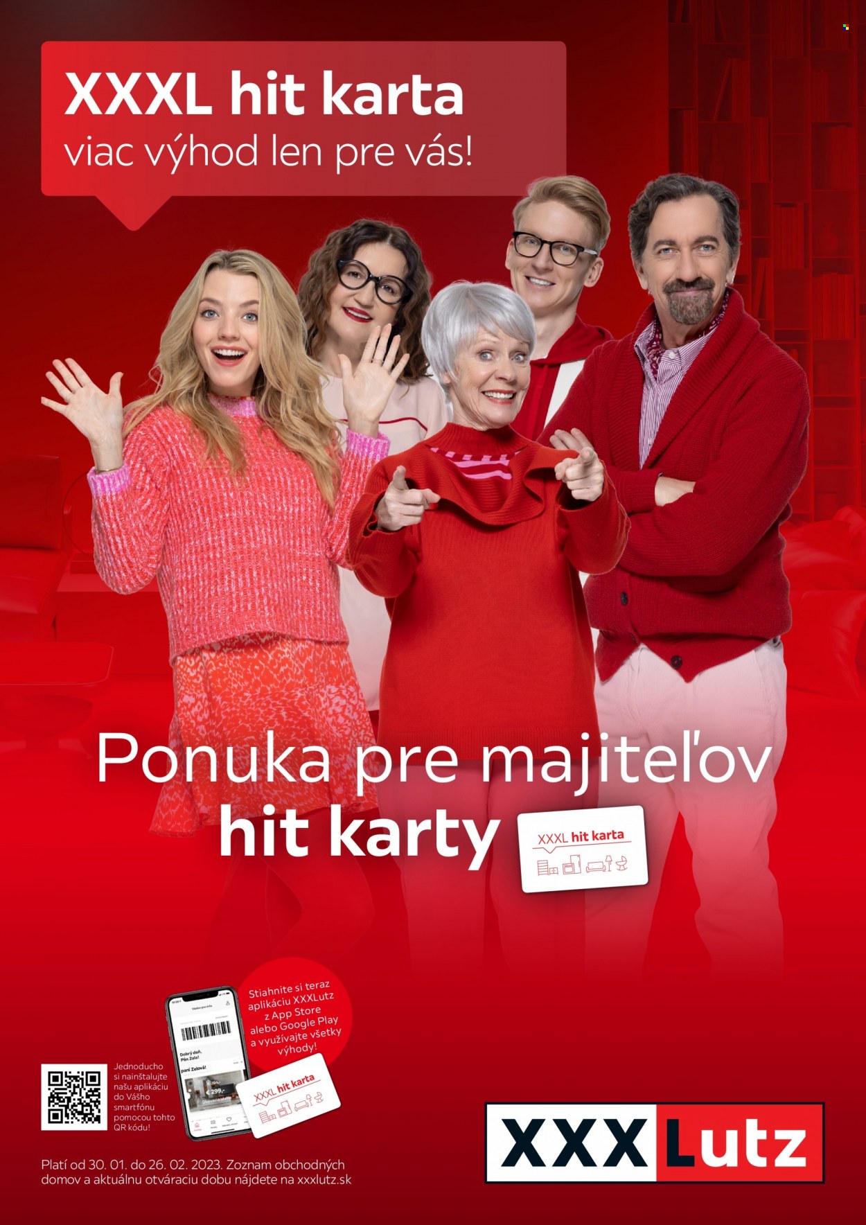 Leták XXXLutz - 30.1.2023 - 26.2.2023. Strana 1