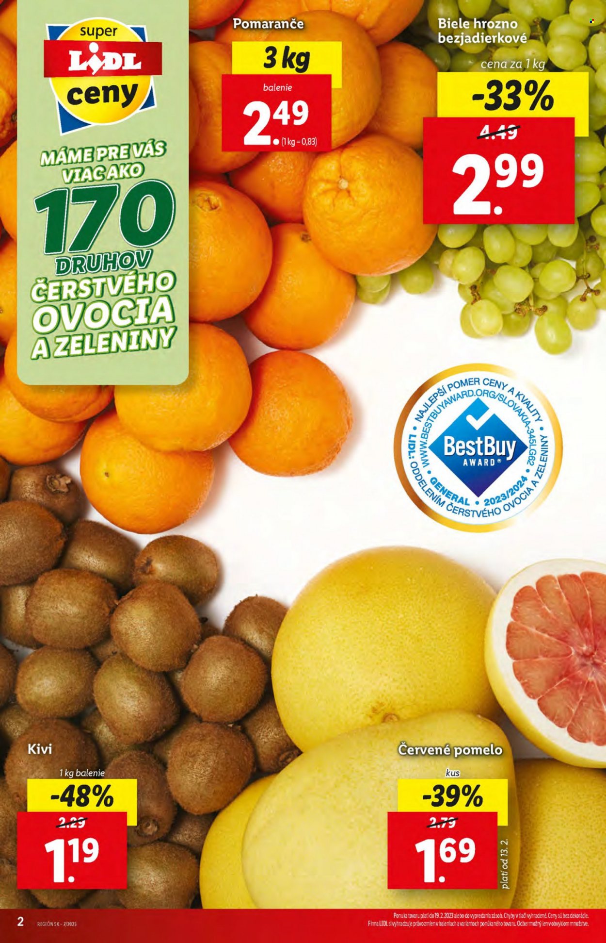 Leták Lidl - 16.2.2023 - 19.2.2023. Strana 2