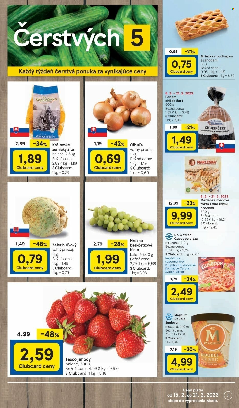 Leták TESCO supermarket - 15.2.2023 - 21.2.2023. Strana 3