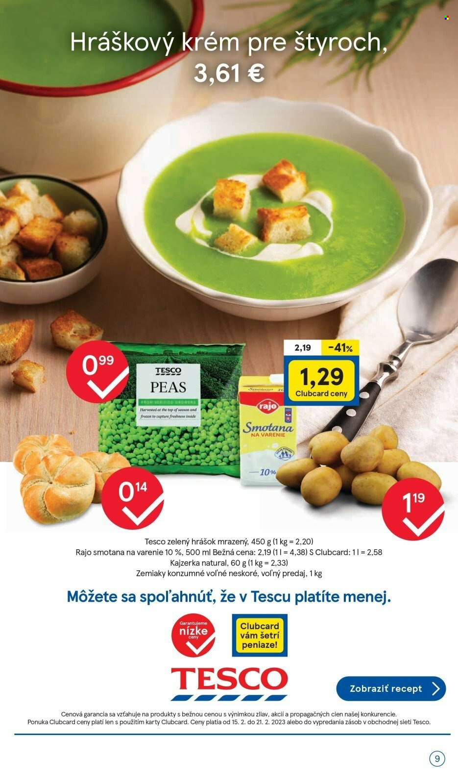 Leták TESCO supermarket - 15.2.2023 - 21.2.2023. Strana 9