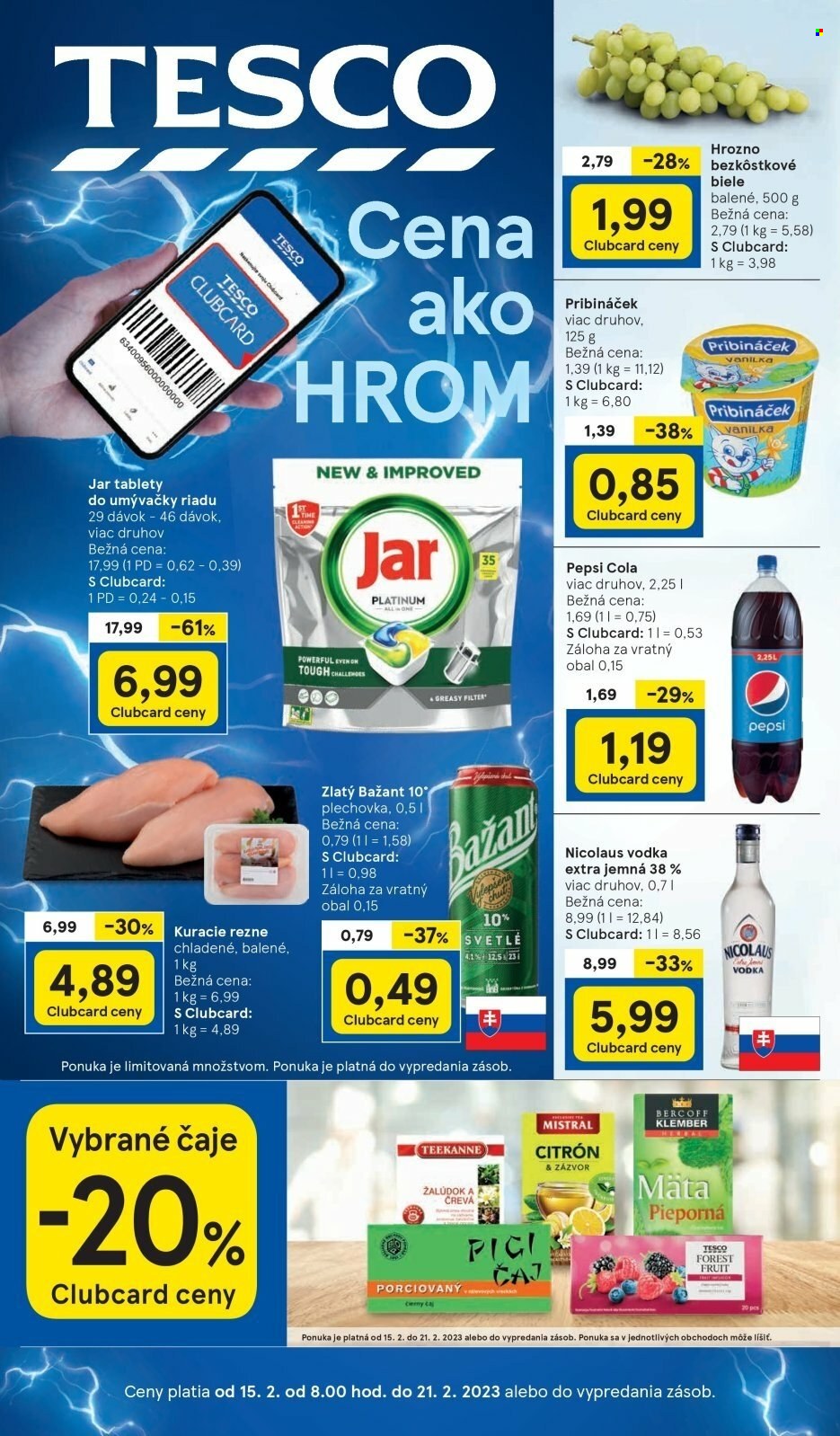 Leták TESCO - 15.2.2023 - 21.2.2023. Strana 1