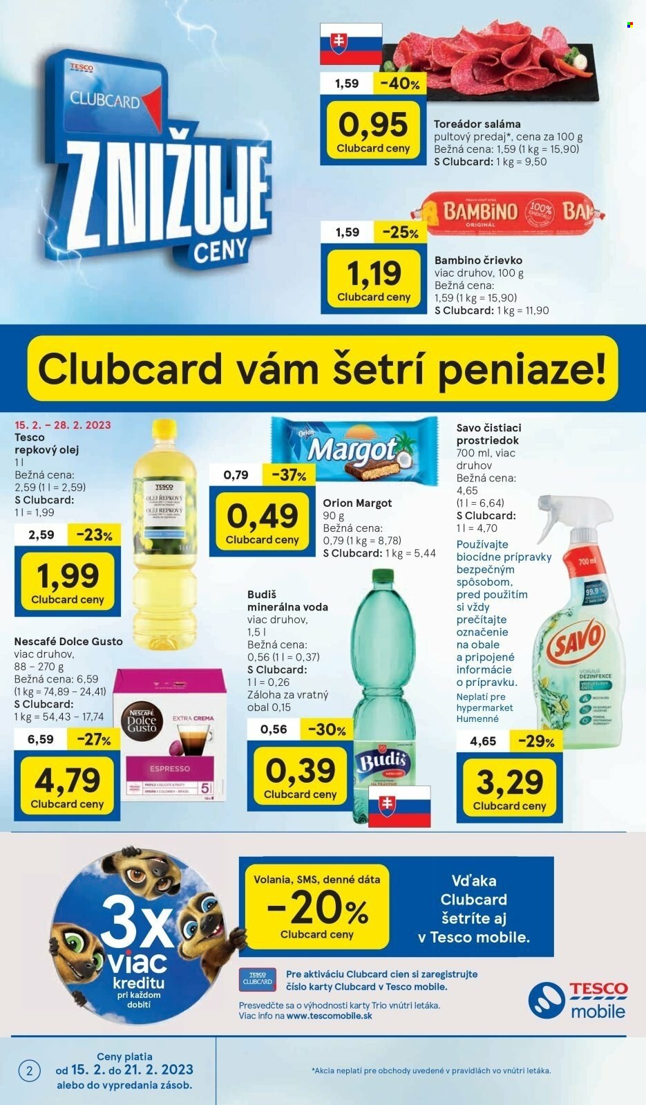 Leták TESCO - 15.2.2023 - 21.2.2023. Strana 2
