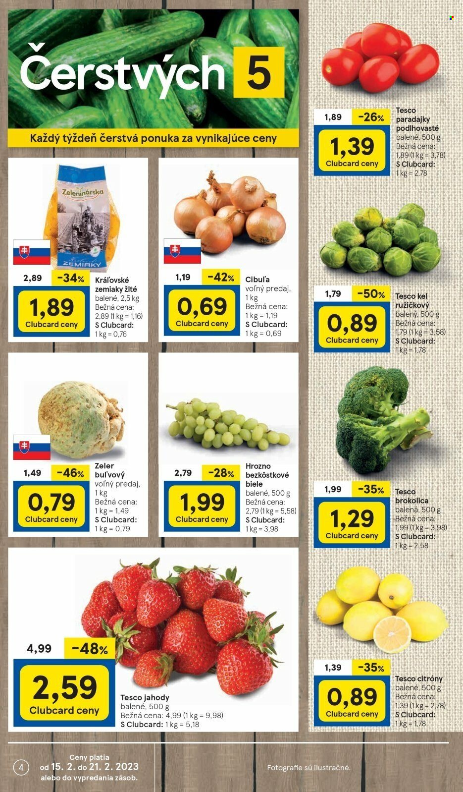 Leták TESCO - 15.2.2023 - 21.2.2023. Strana 4