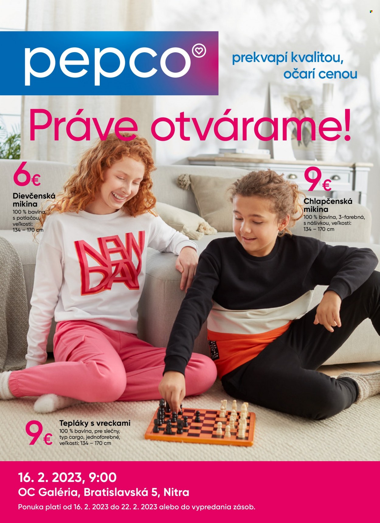 Leták Pepco - 16.2.2023 - 22.2.2023. Strana 1