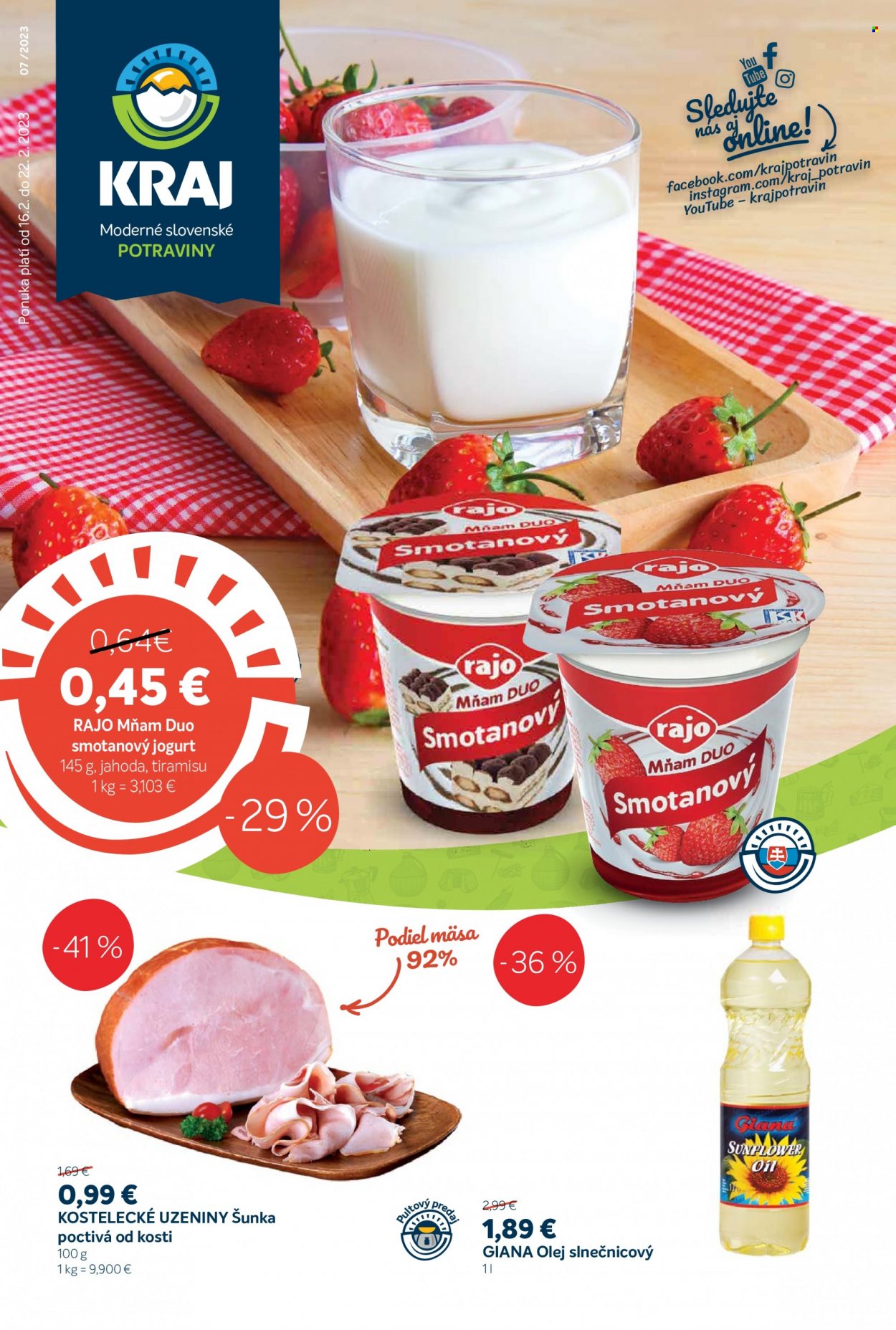 Leták Kraj - 16.2.2023 - 22.2.2023. Strana 1
