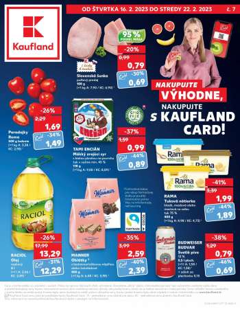 Leták Kaufland - 16.2.2023 - 22.2.2023.