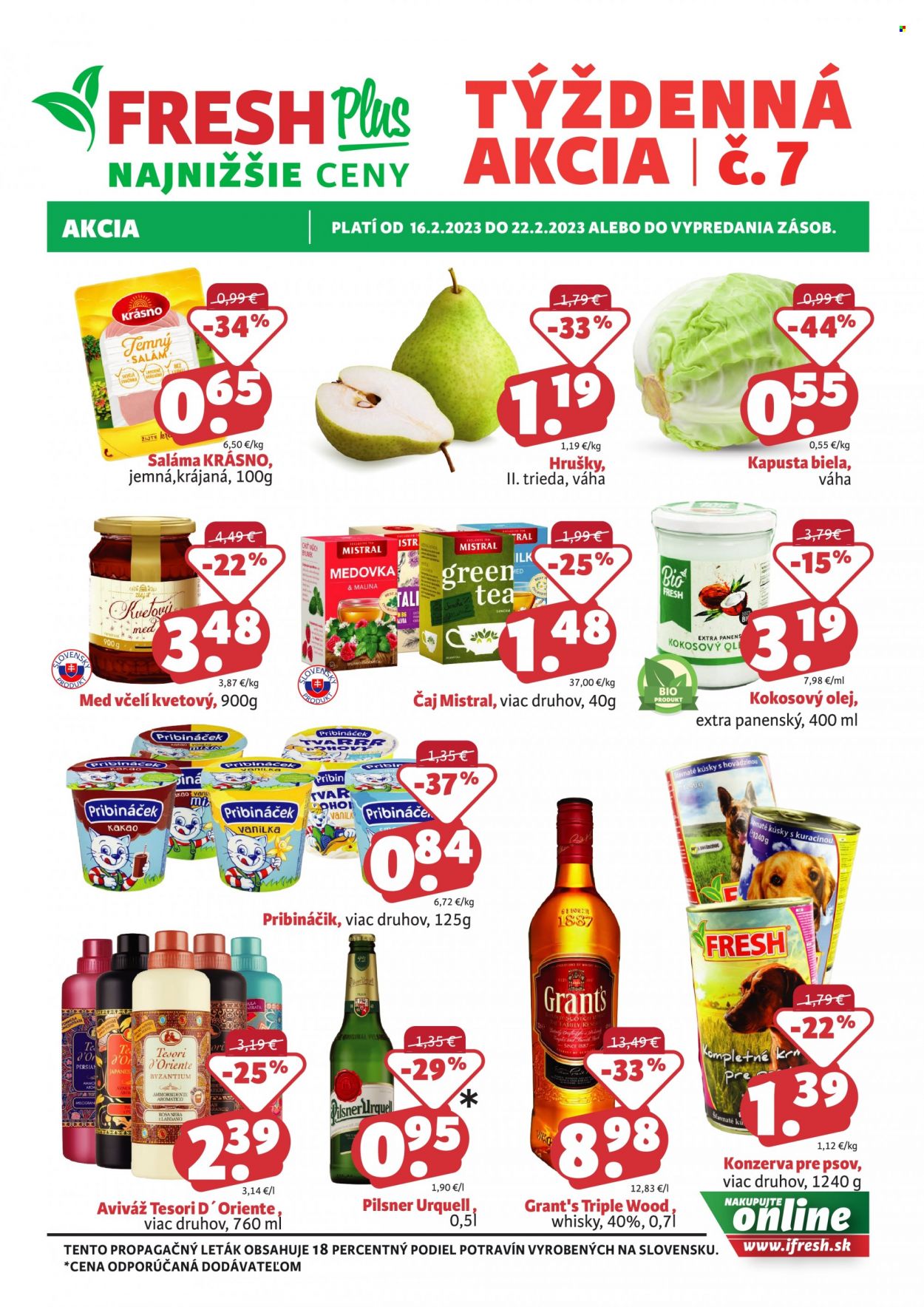 Leták FRESH - 16.2.2023 - 22.2.2023. Strana 1