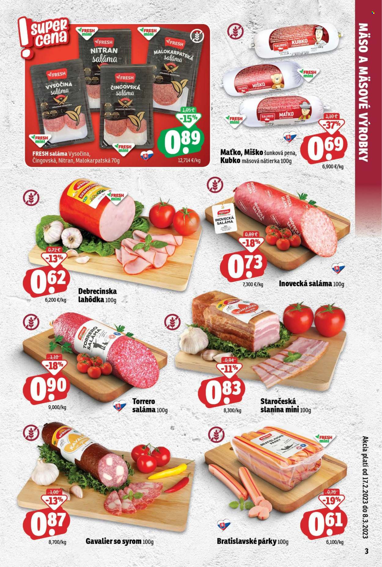 Leták FRESH - 17.2.2023 - 8.3.2023. Strana 3