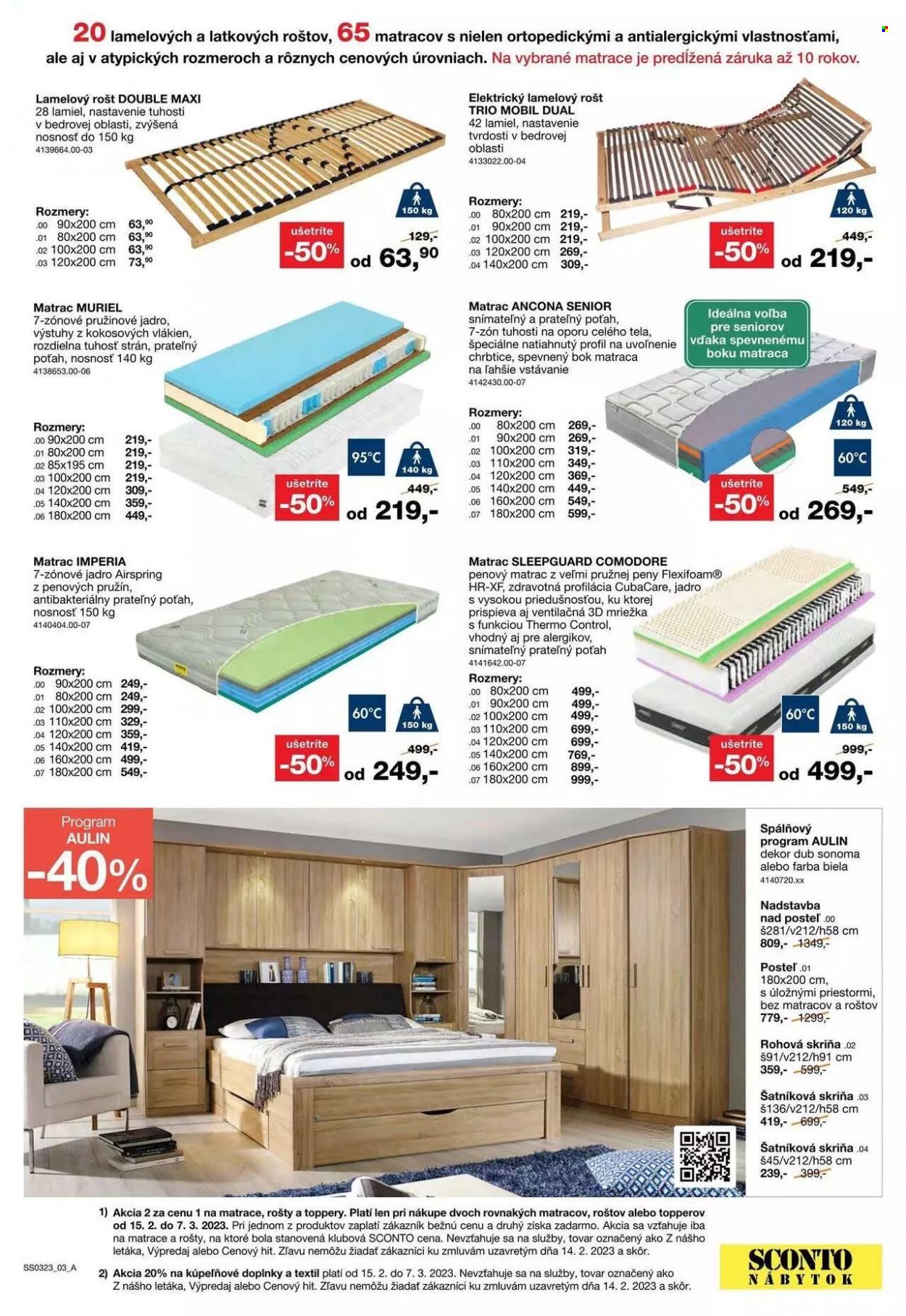 Leták Sconto nábytok - 15.2.2023 - 7.3.2023. Strana 3
