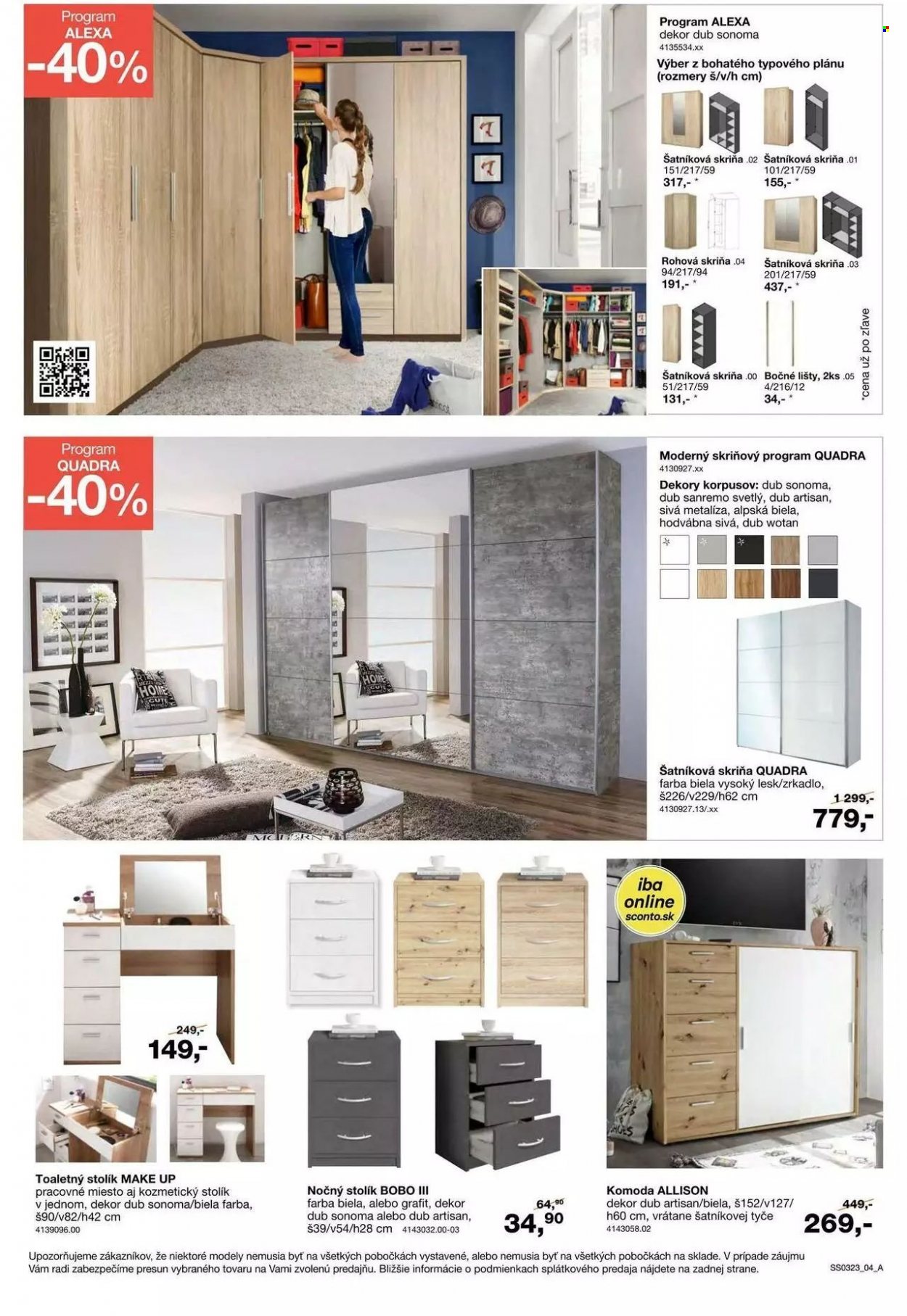 Leták Sconto nábytok - 15.2.2023 - 7.3.2023. Strana 4