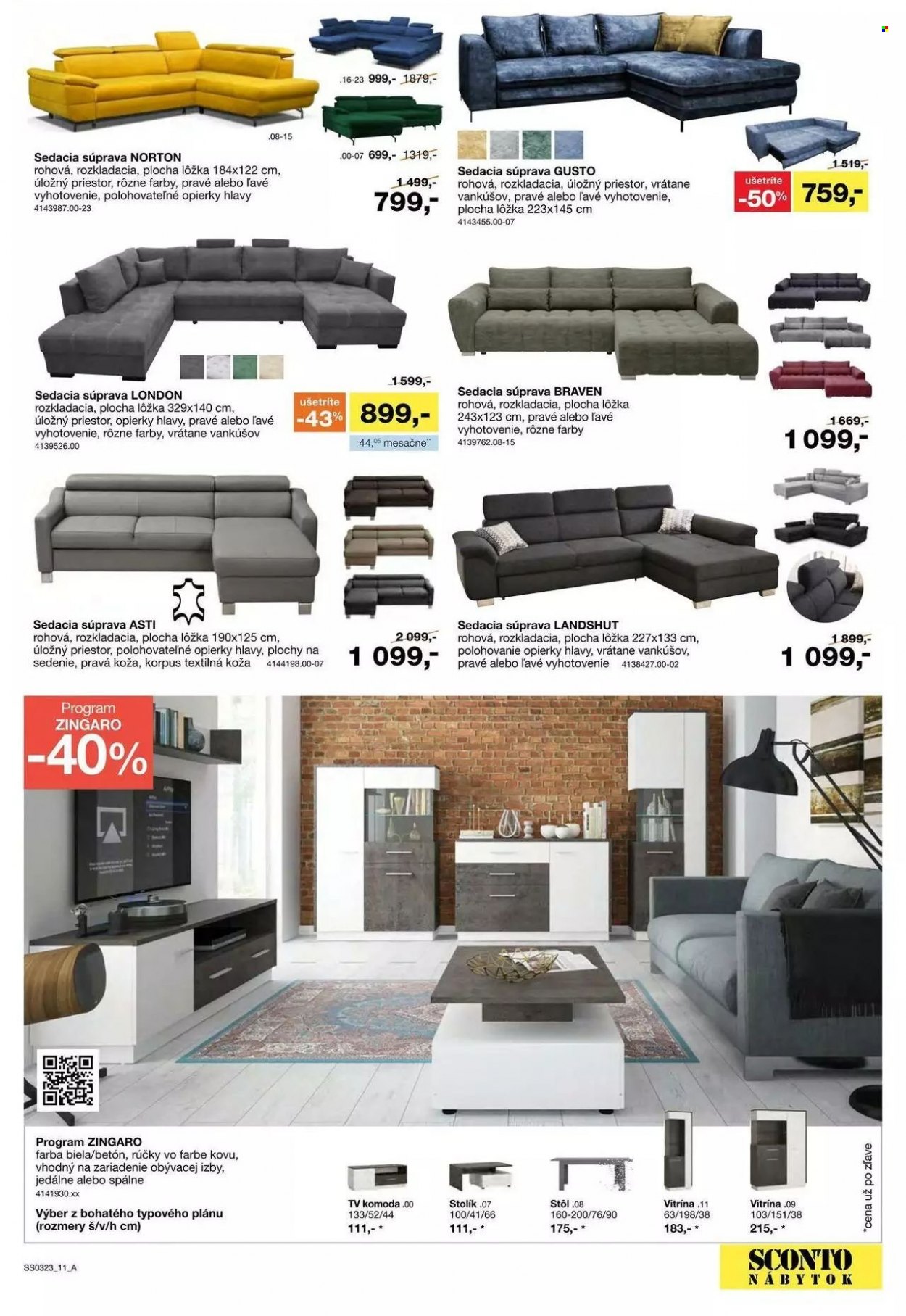 Leták Sconto nábytok - 15.2.2023 - 7.3.2023. Strana 11
