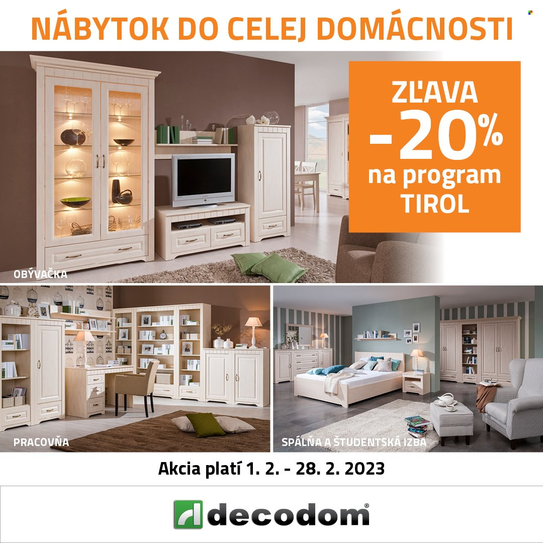 Leták Decodom - 1.2.2023 - 28.2.2023. Strana 2