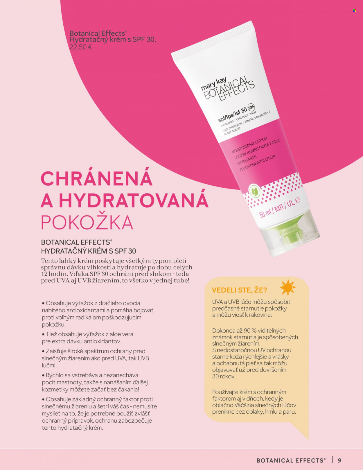 Leták Mary Kay. Strana 9