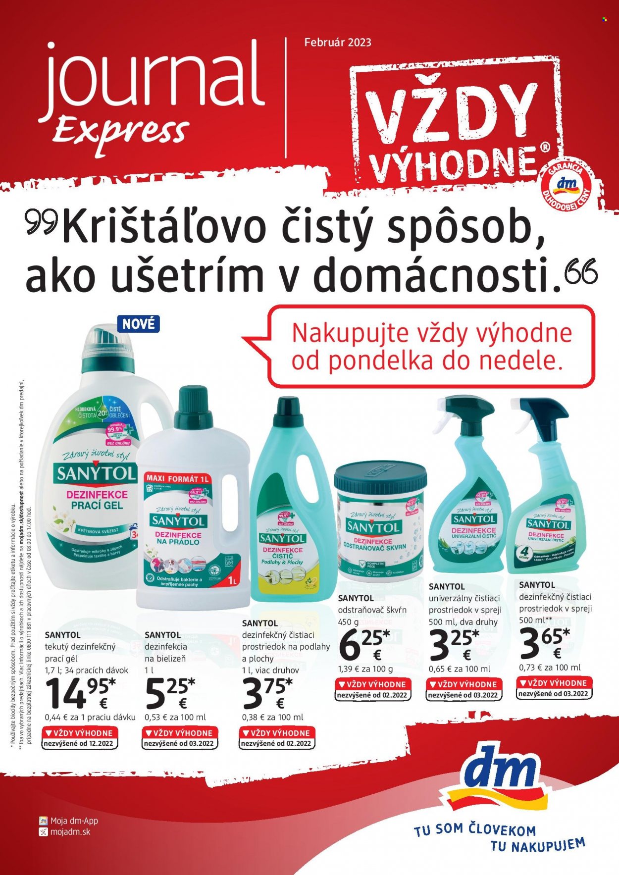 Leták dm drogerie - 1.2.2023 - 28.2.2023. Strana 1