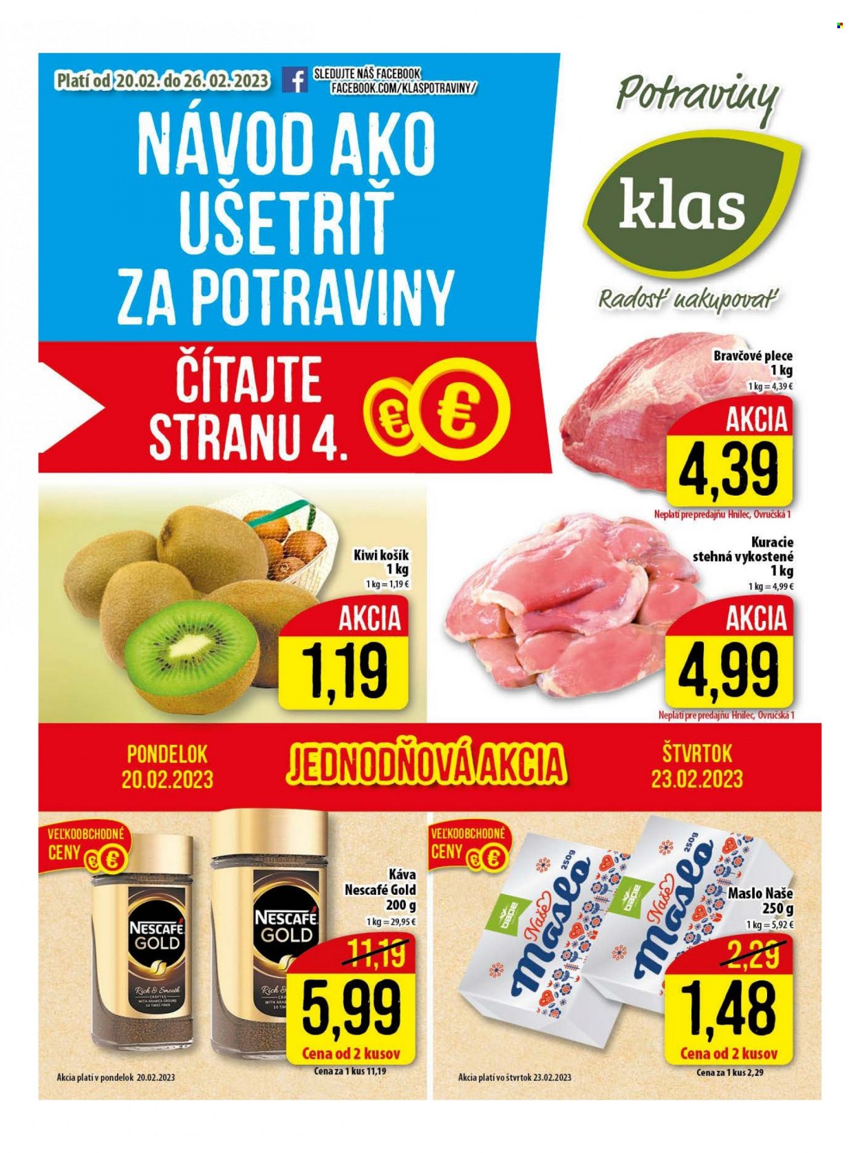Leták Klas - 20.2.2023 - 26.2.2023. Strana 1