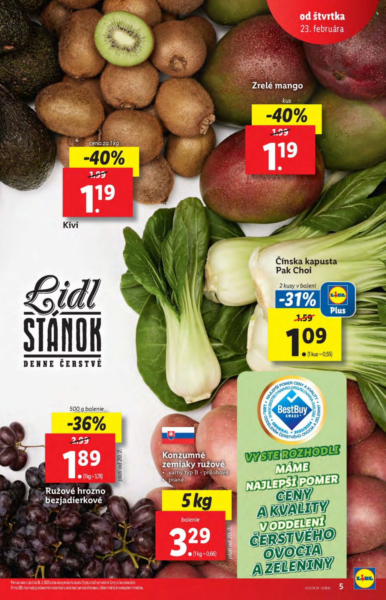 Leták Lidl - 23.2.2023 - 26.2.2023. Strana 5