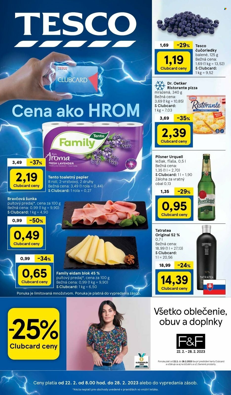 Leták TESCO - 22.2.2023 - 28.2.2023. Strana 1