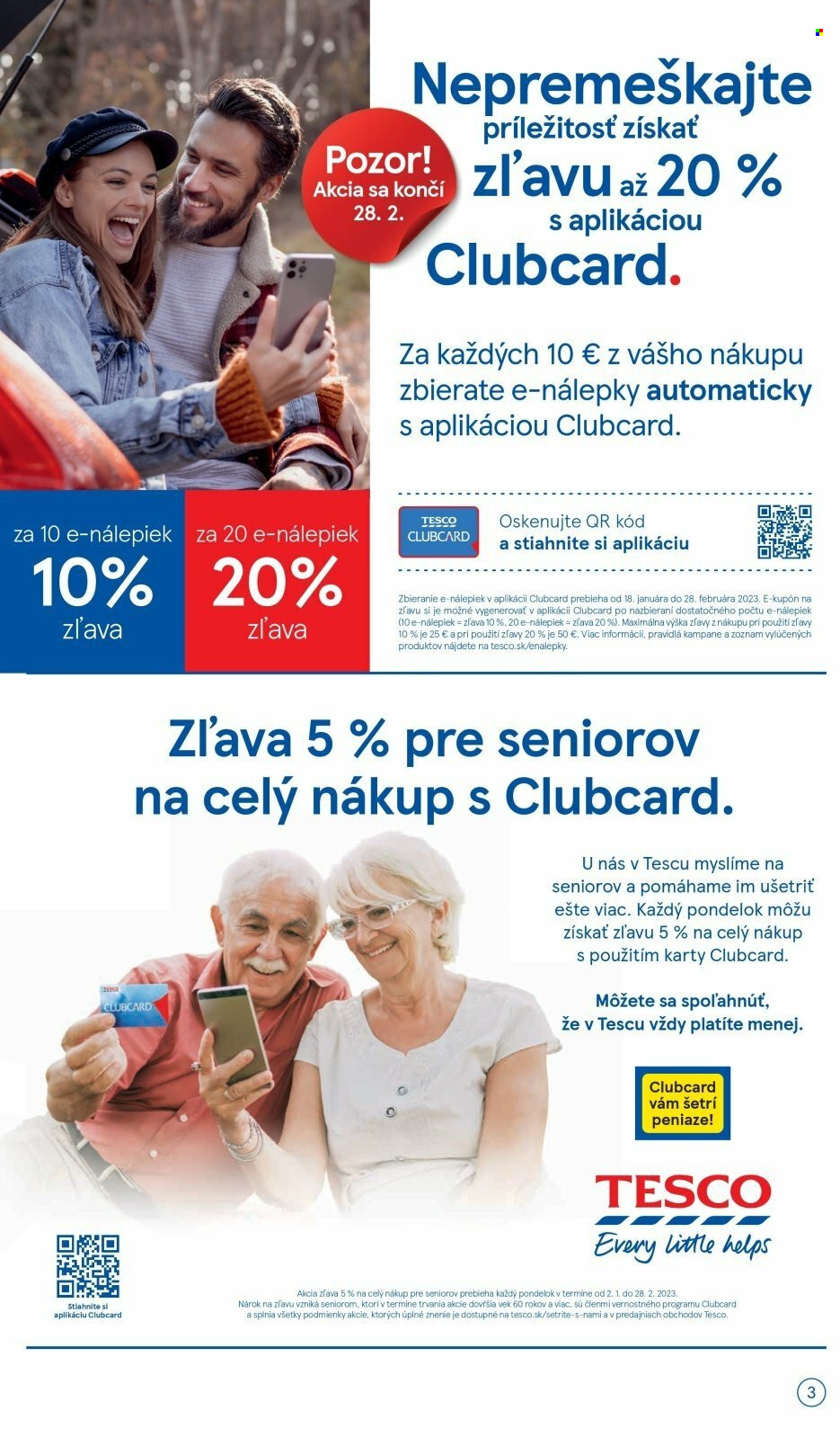 Leták TESCO supermarket - 22.2.2023 - 28.2.2023. Strana 3