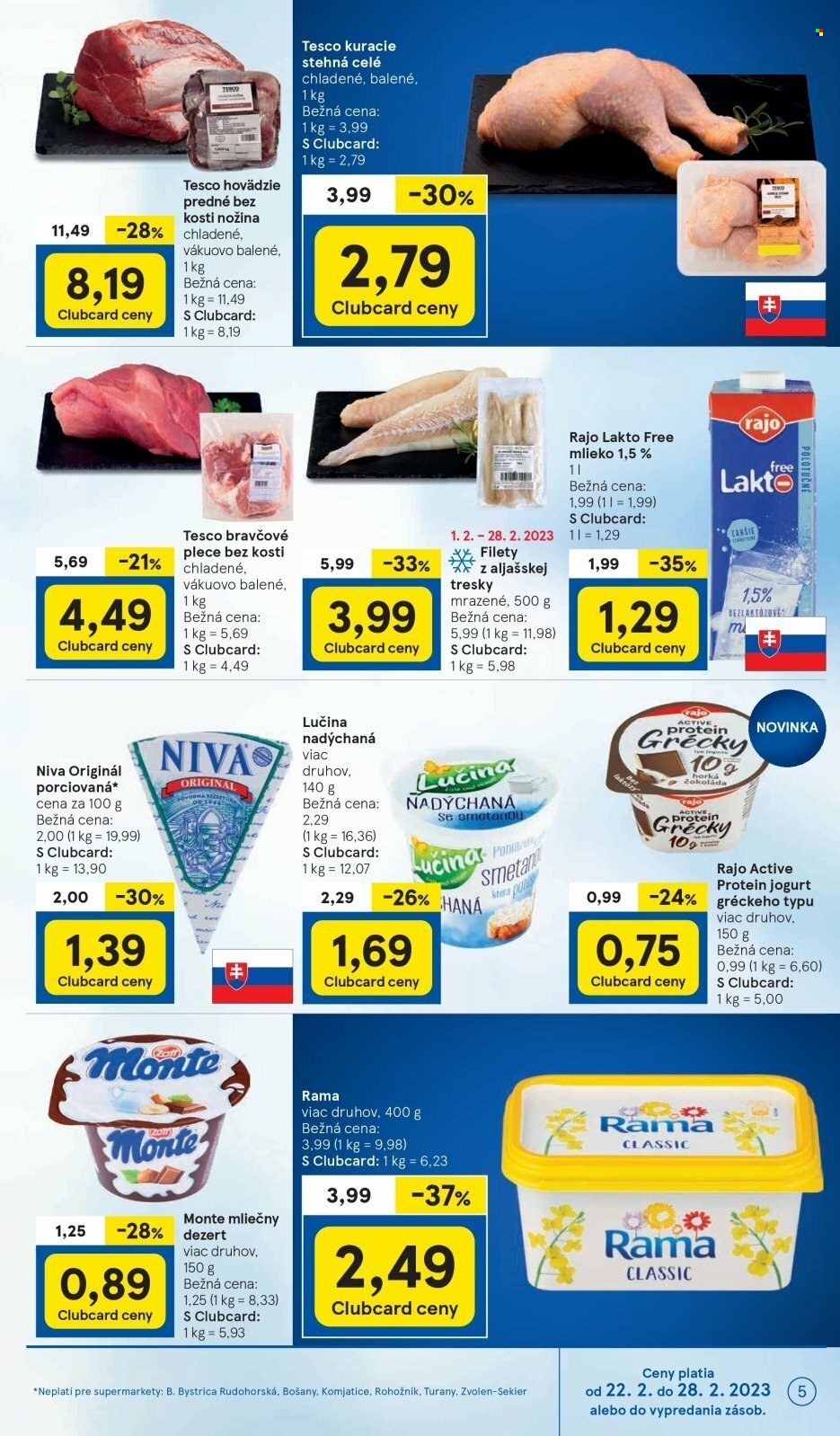 Leták TESCO supermarket - 22.2.2023 - 28.2.2023. Strana 5