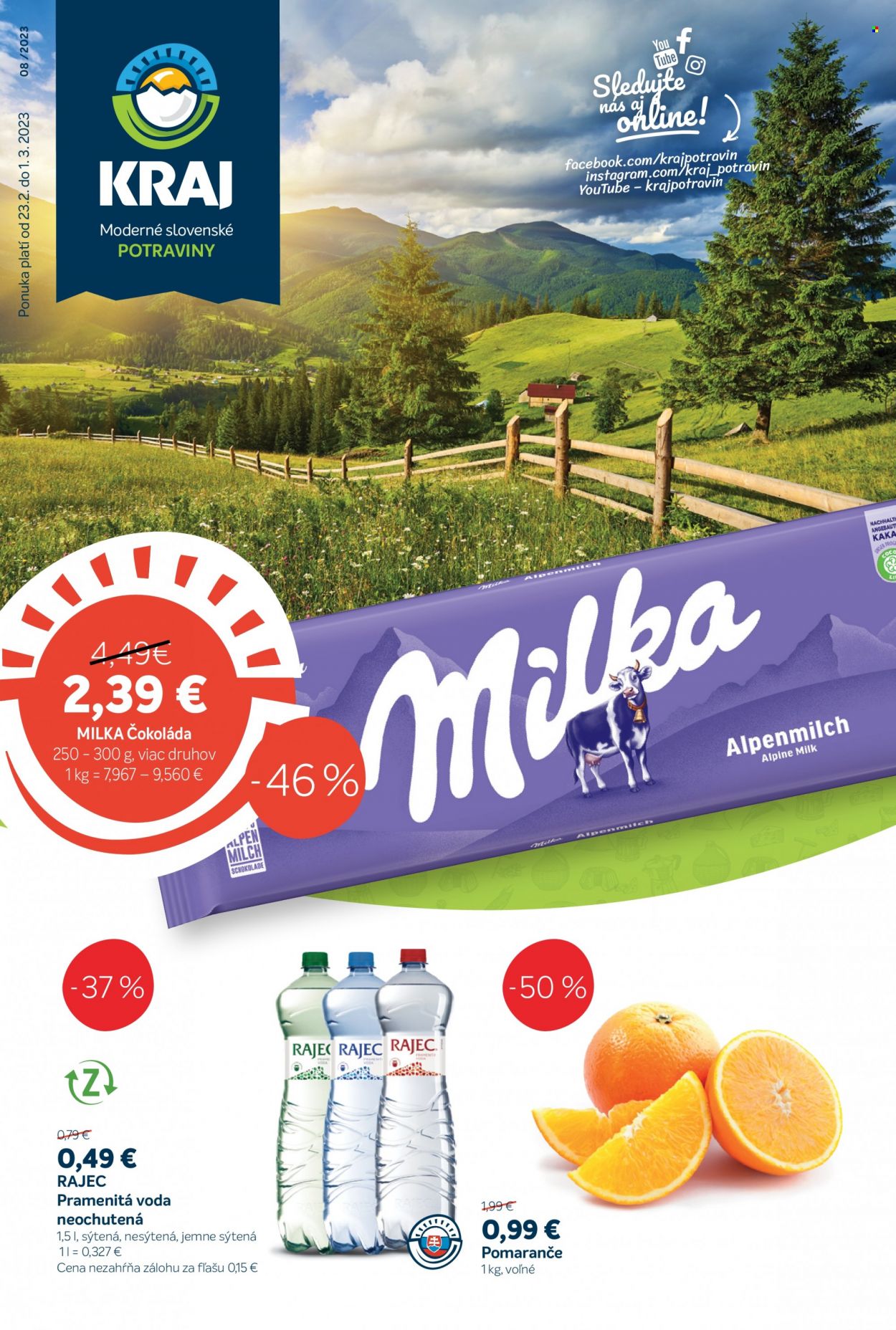 Leták Kraj - 23.2.2023 - 1.3.2023. Strana 1