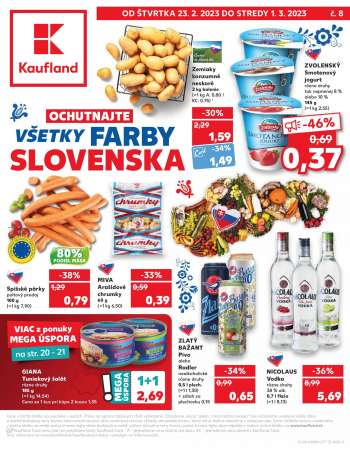 Leták Kaufland - 23.2.2023 - 1.3.2023.