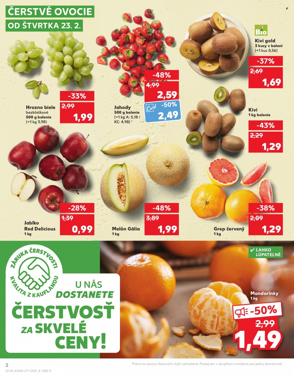 Leták Kaufland - 23.2.2023 - 1.3.2023. Strana 2