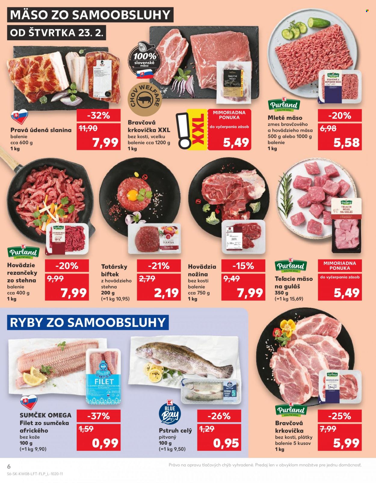 Leták Kaufland - 23.2.2023 - 1.3.2023. Strana 6