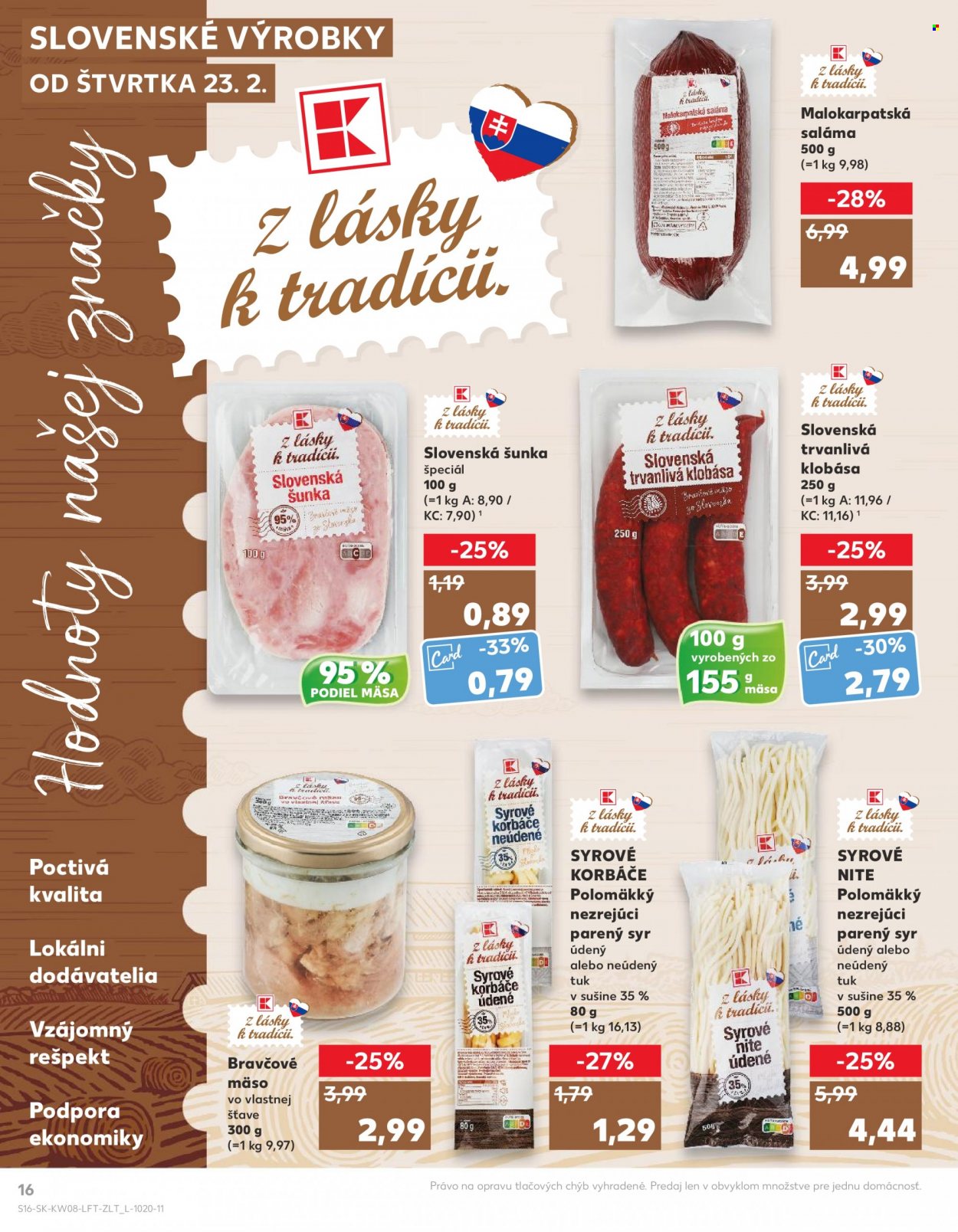 Leták Kaufland - 23.2.2023 - 1.3.2023. Strana 16