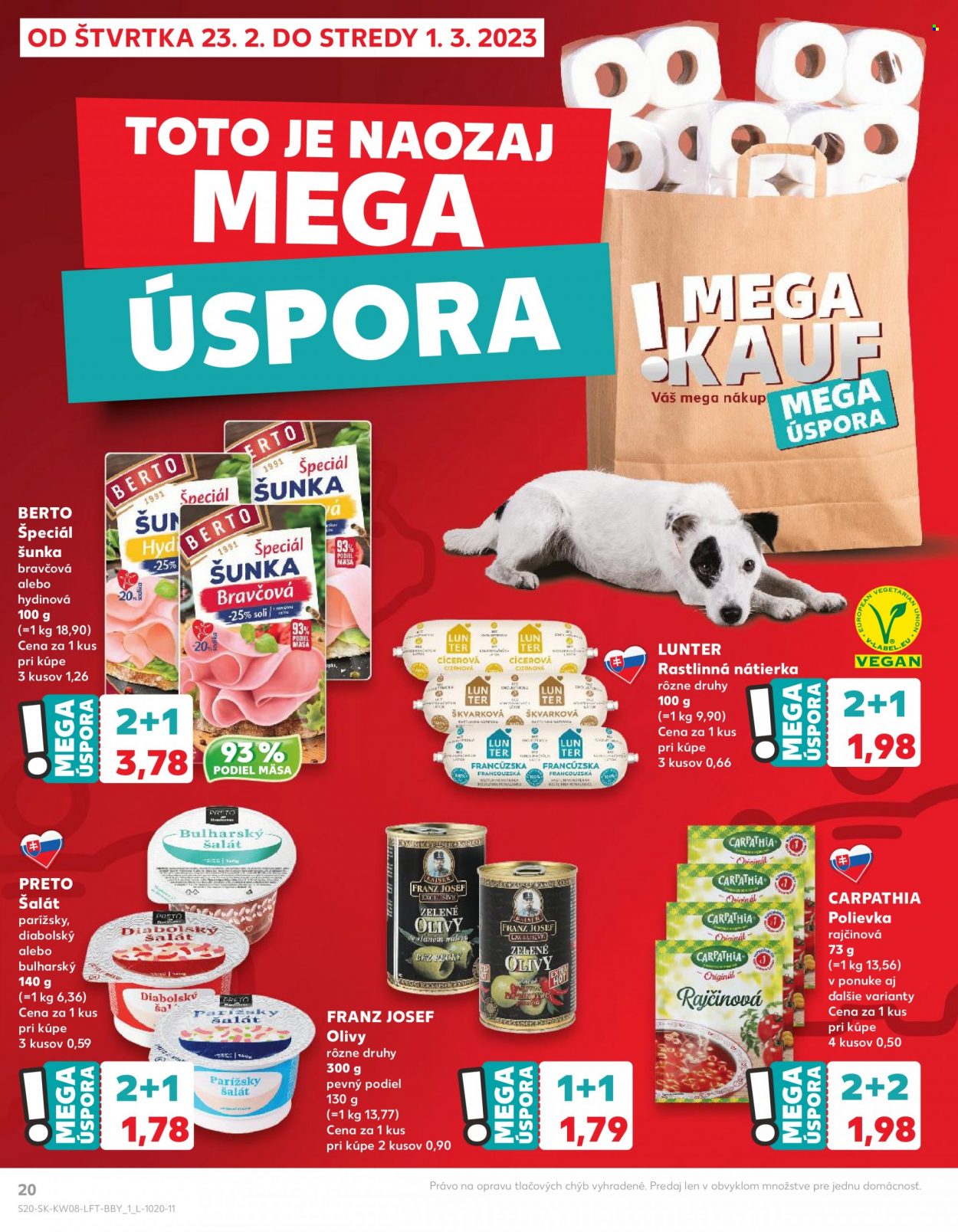 Leták Kaufland - 23.2.2023 - 1.3.2023. Strana 20