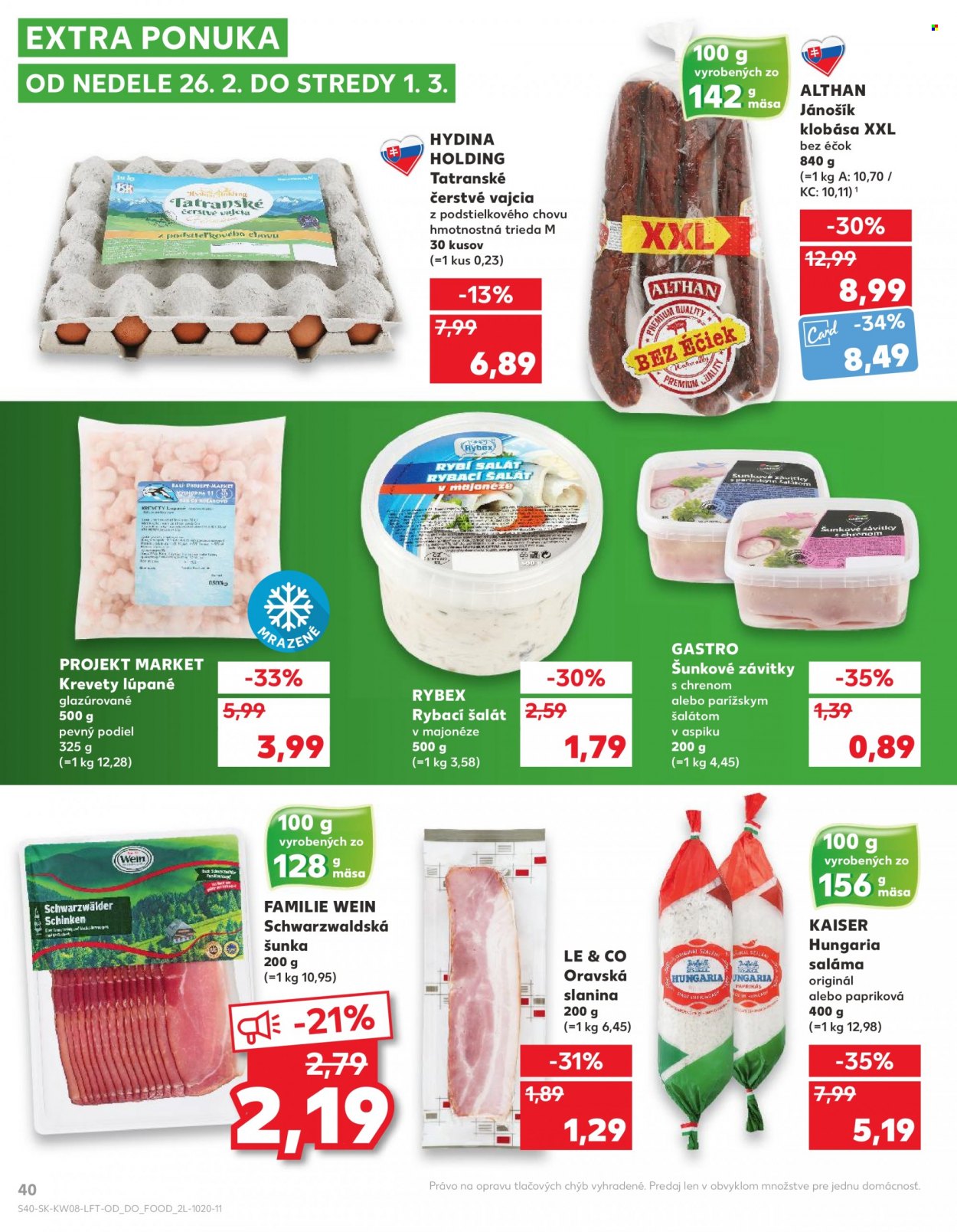 Leták Kaufland - 23.2.2023 - 1.3.2023. Strana 40
