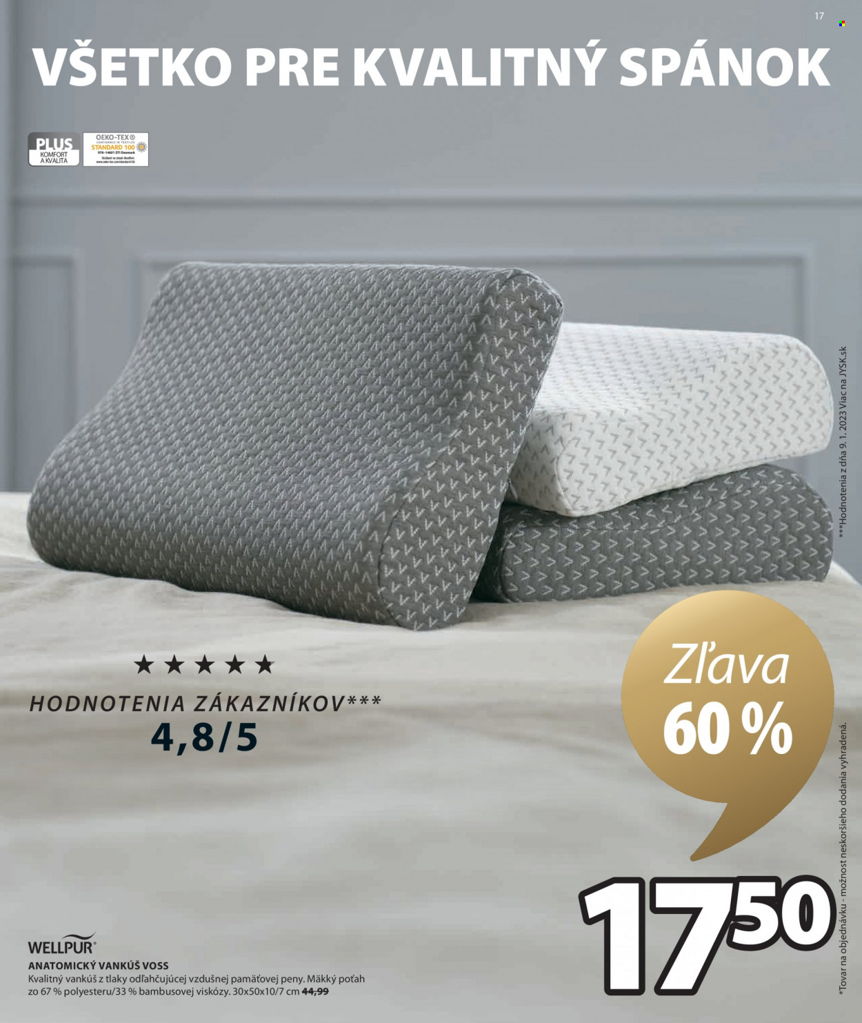 Leták JYSK - 22.2.2023 - 7.3.2023. Strana 17