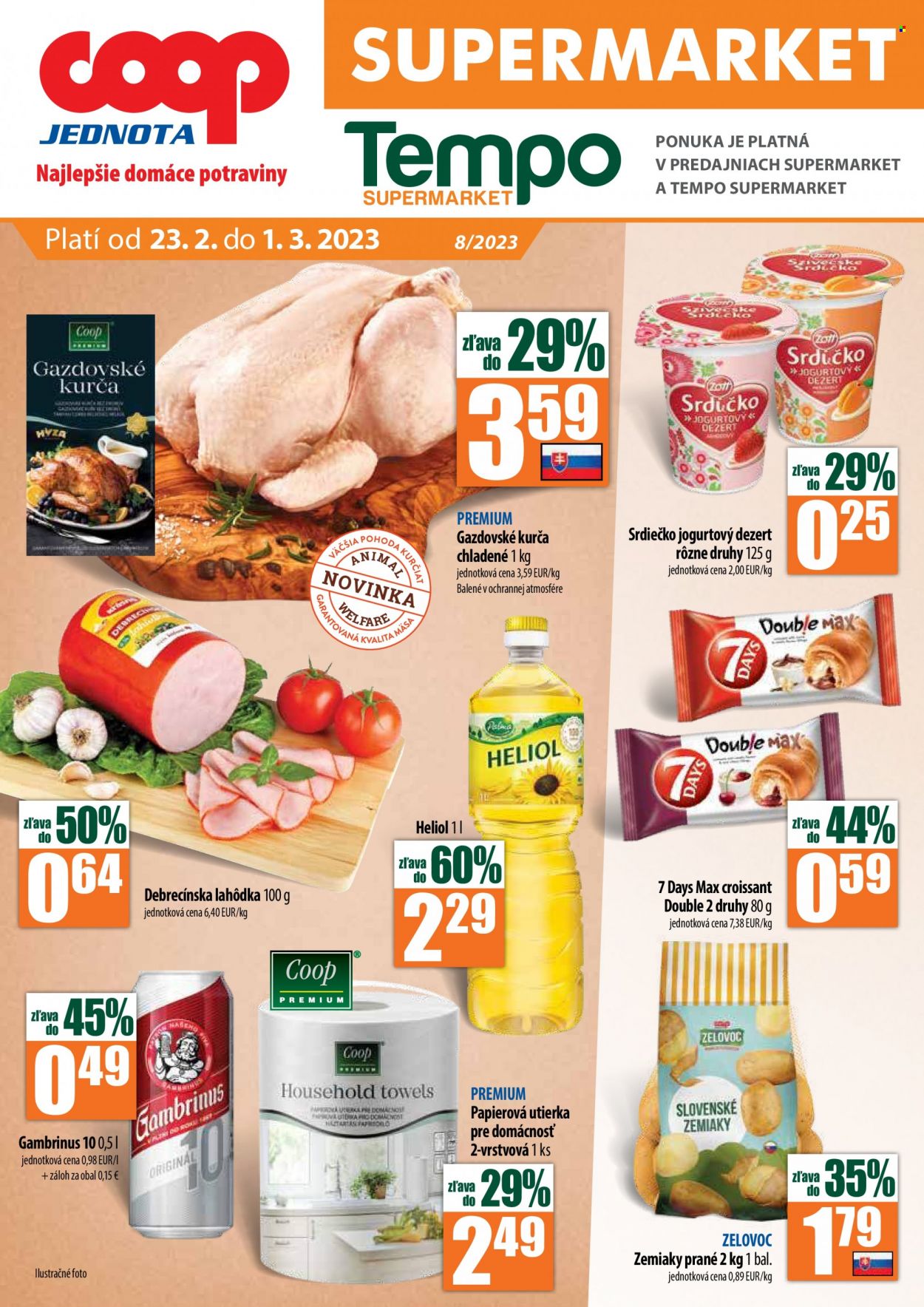 Leták COOP Jednota - 23.2.2023 - 1.3.2023. Strana 1