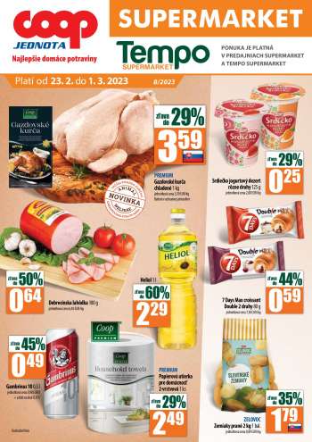 Leták COOP Jednota - 23.2.2023 - 1.3.2023.