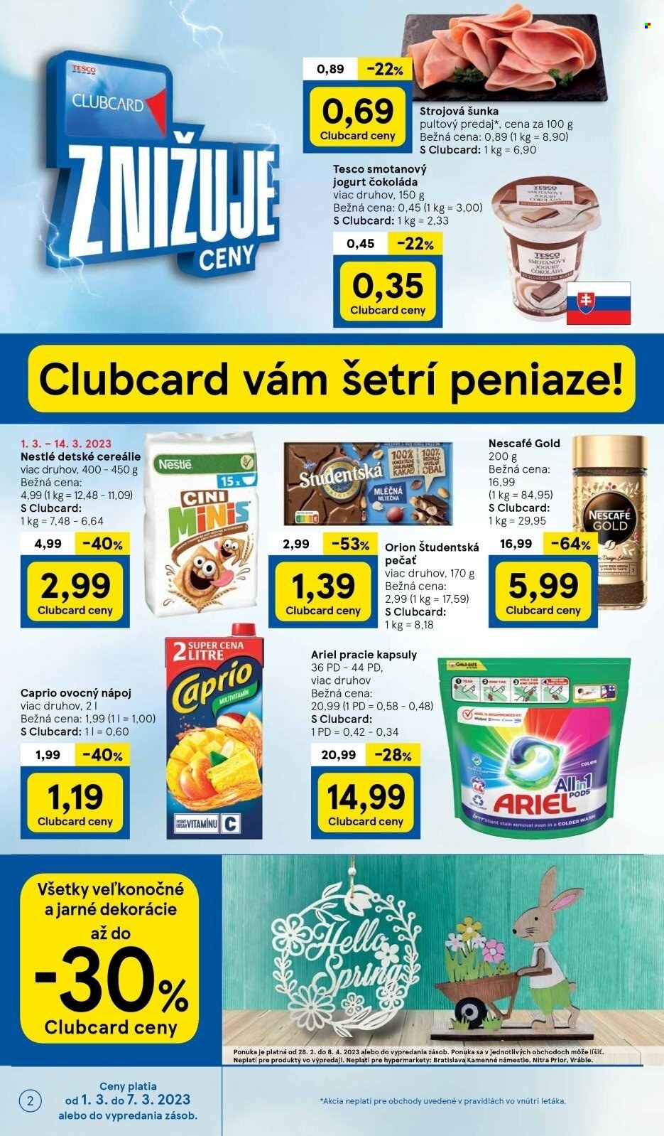 Leták TESCO - 1.3.2023 - 7.3.2023. Strana 2