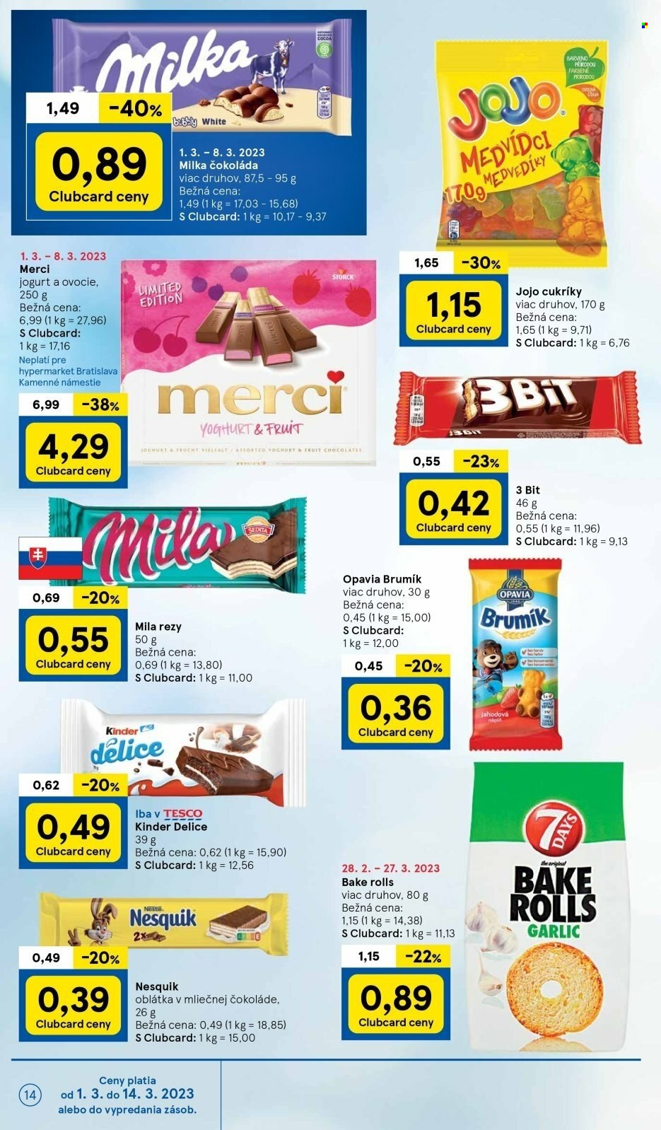 Leták TESCO - 1.3.2023 - 7.3.2023. Strana 14
